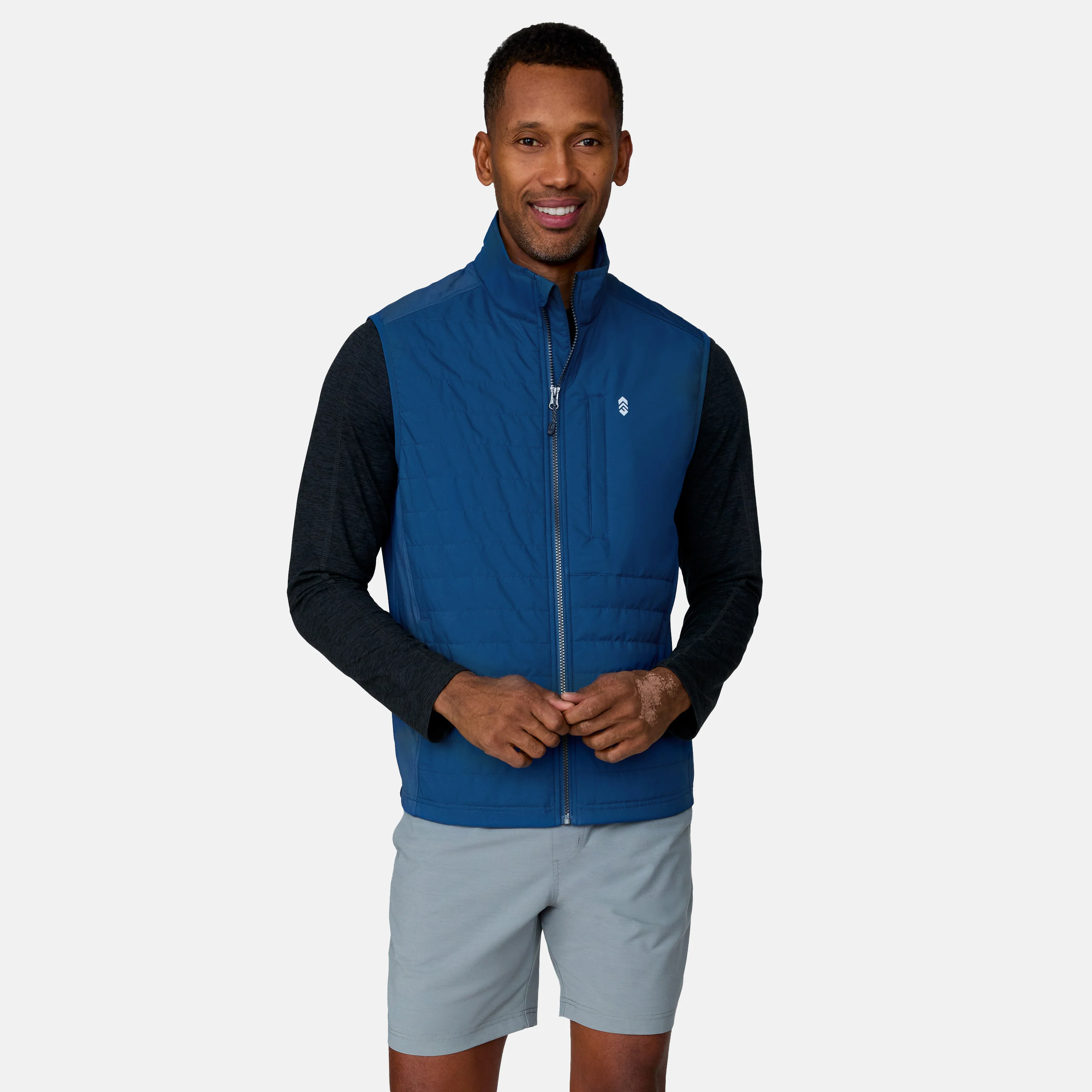 Men's High Stretch Full Zip Vest - Image 8