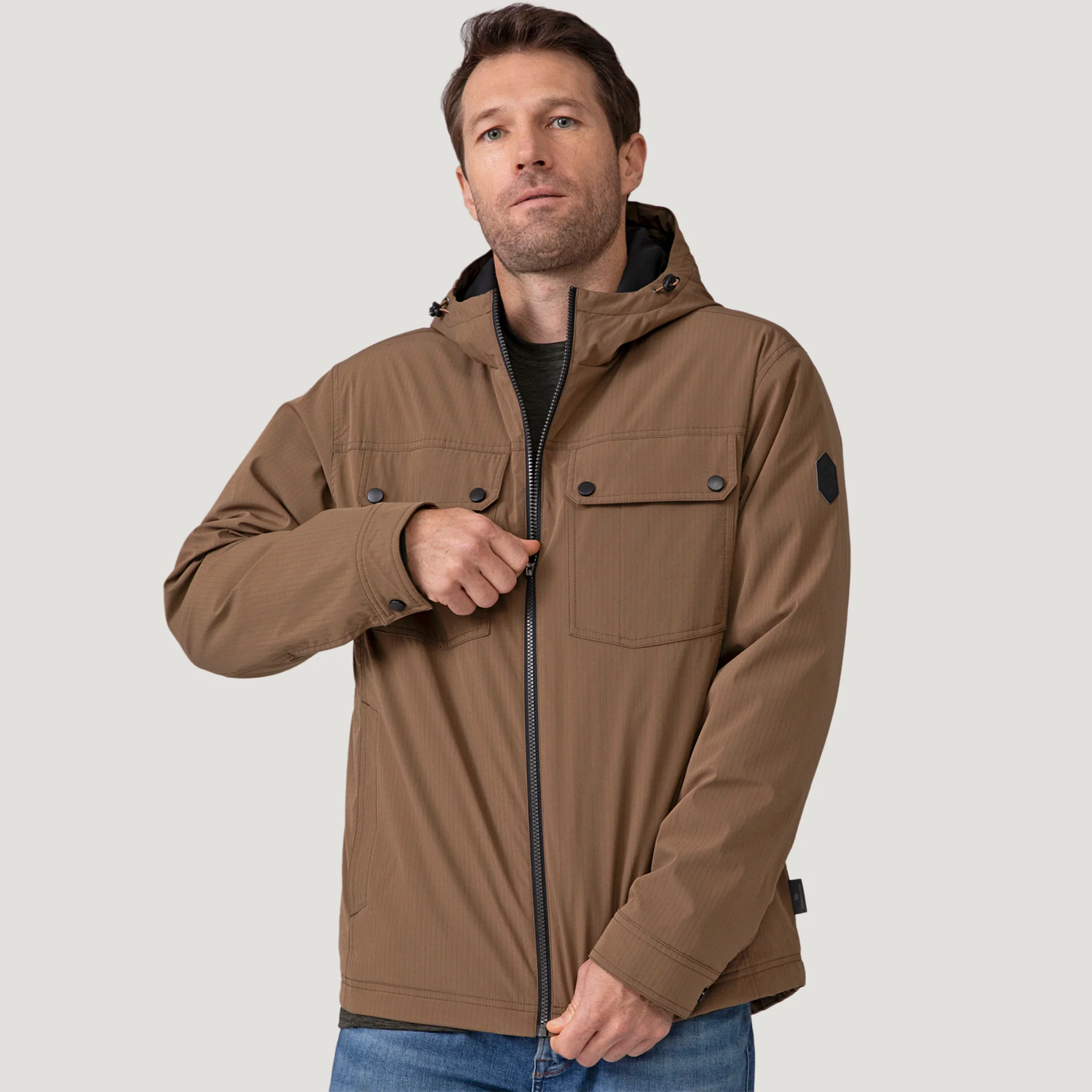 Men's Hooded Cruiser Midweight Jacket - Image 13