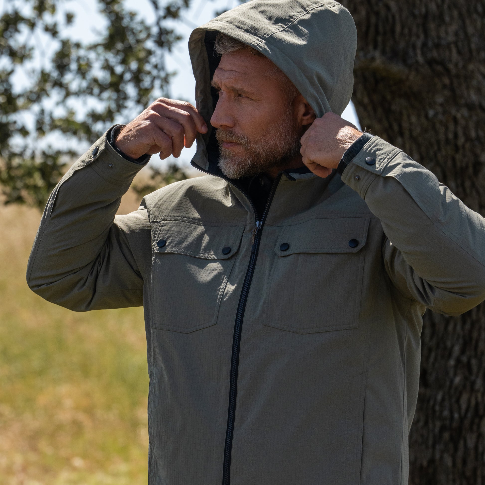 Men's Hooded Cruiser Midweight Jacket - Image 16