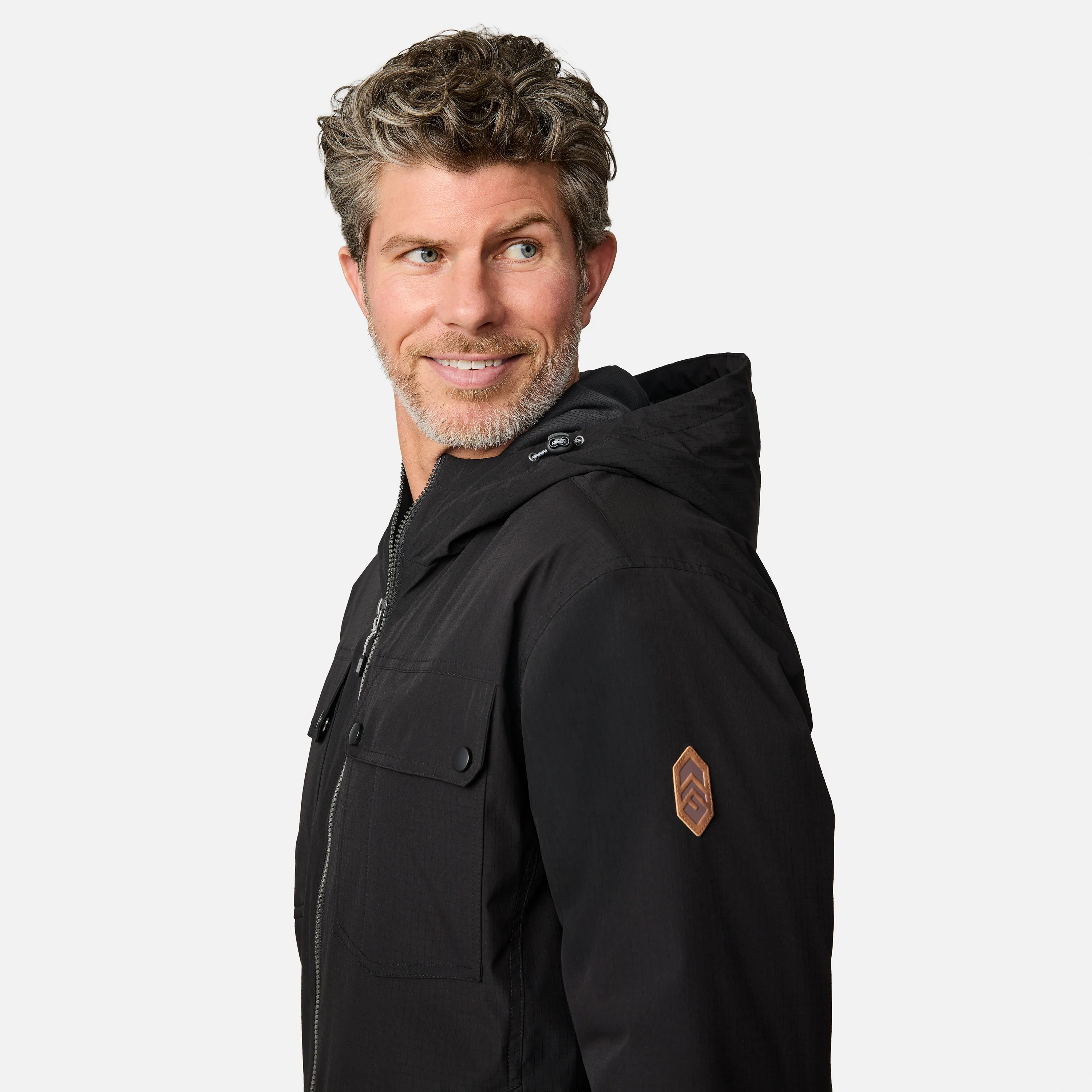 Men's Hooded Cruiser Midweight Jacket - Image 2