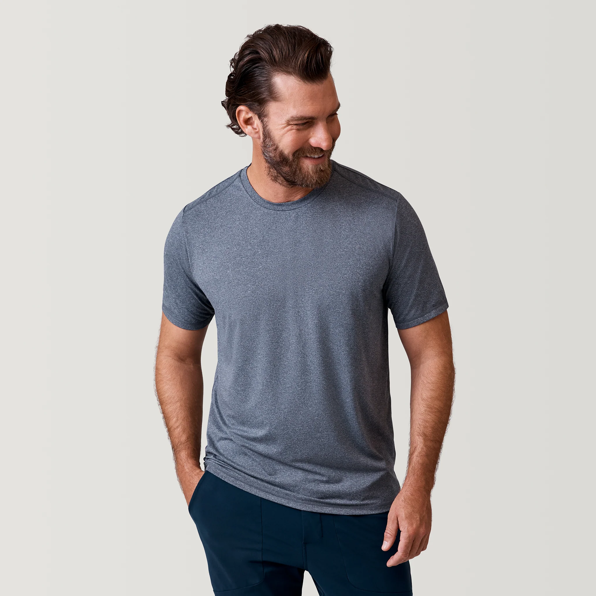 Men's Microtech® Chill Cooling Crew Tee - Image 3