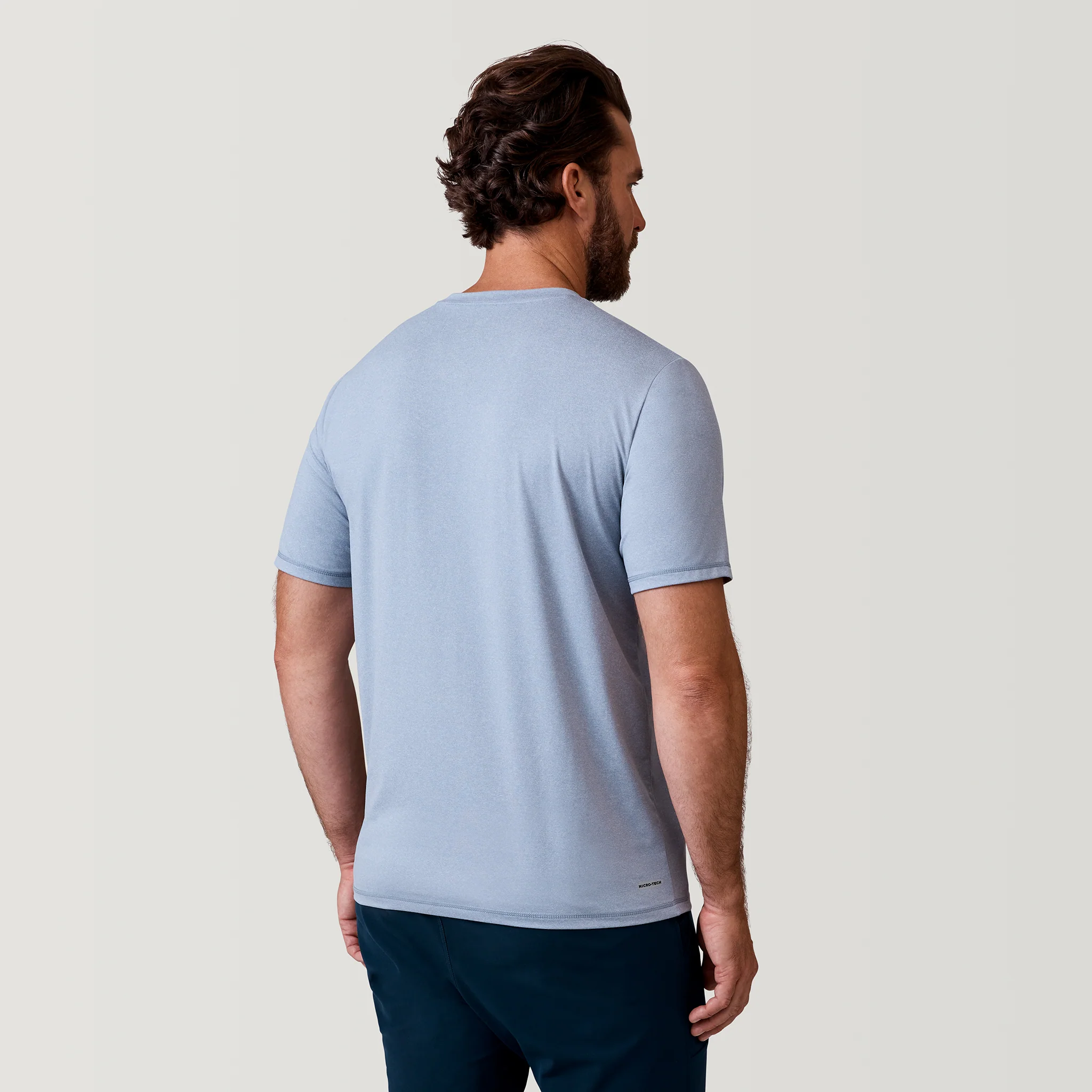 Men's Microtech® Chill Cooling Crew Tee - Image 6