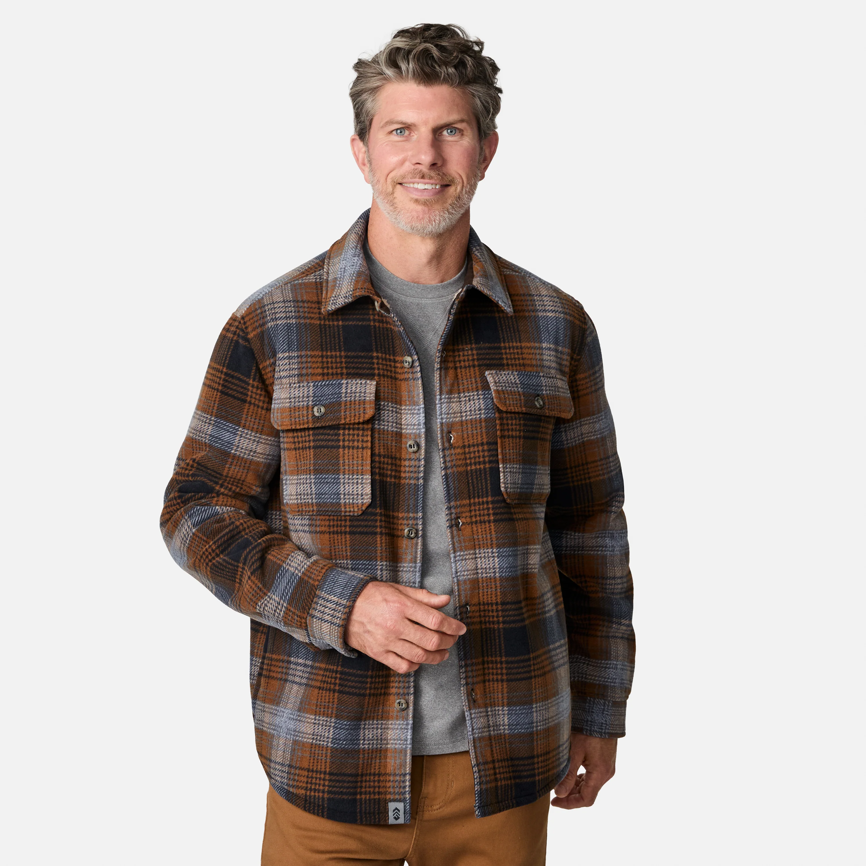 Men's Chill Out Fleece Shirt Jacket - Image 7