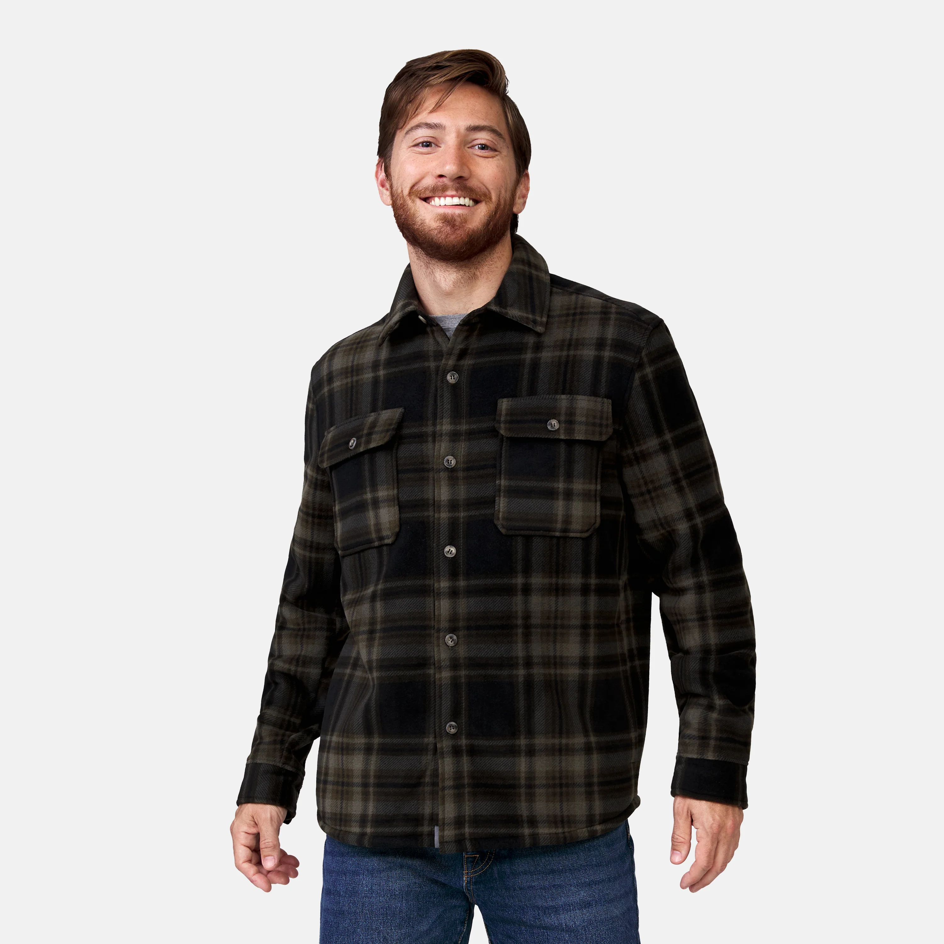 Men's Chill Out Fleece Shirt Jacket - Image 9