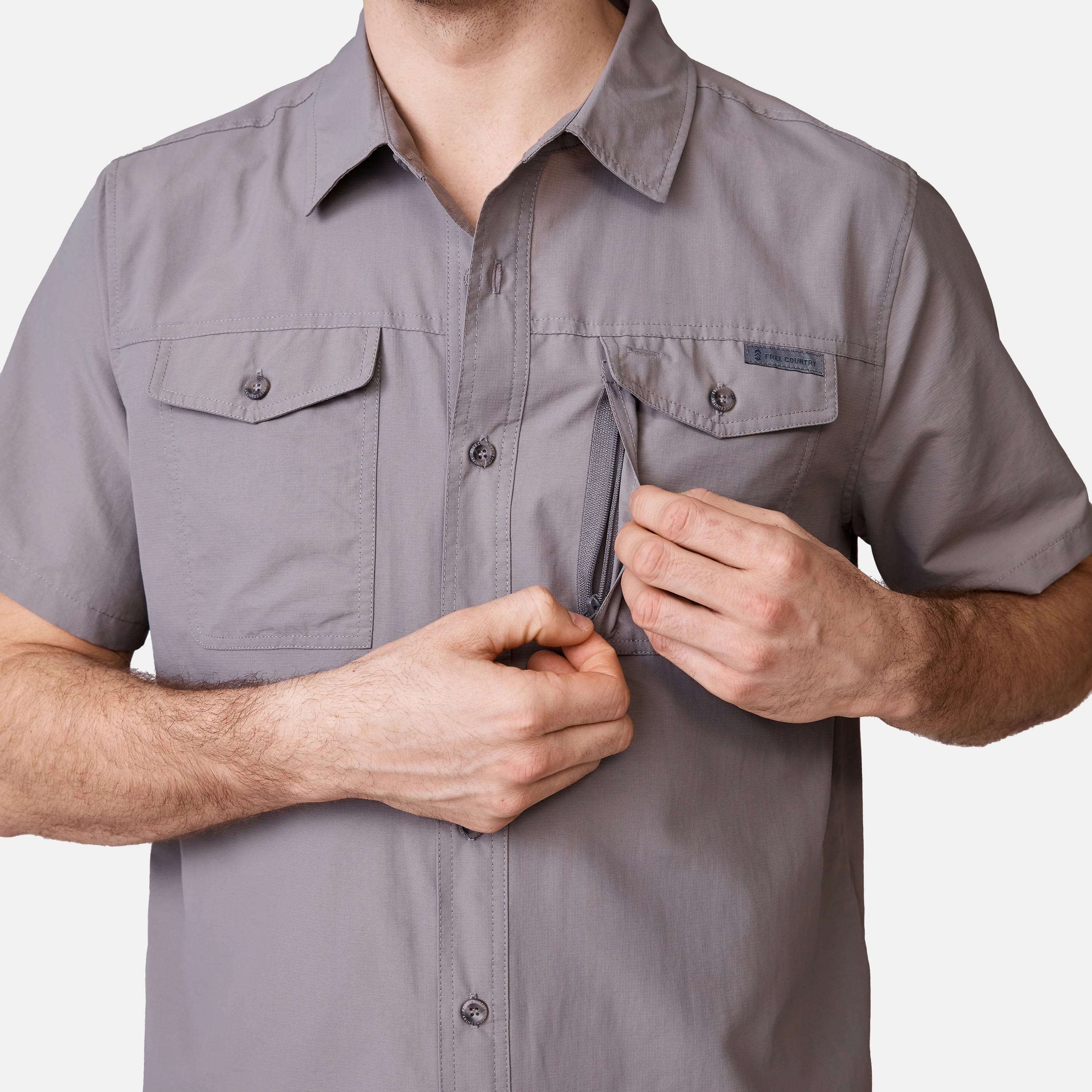Men's Expedition Nylon Rip-Stop Short Sleeve Shirt - Image 2