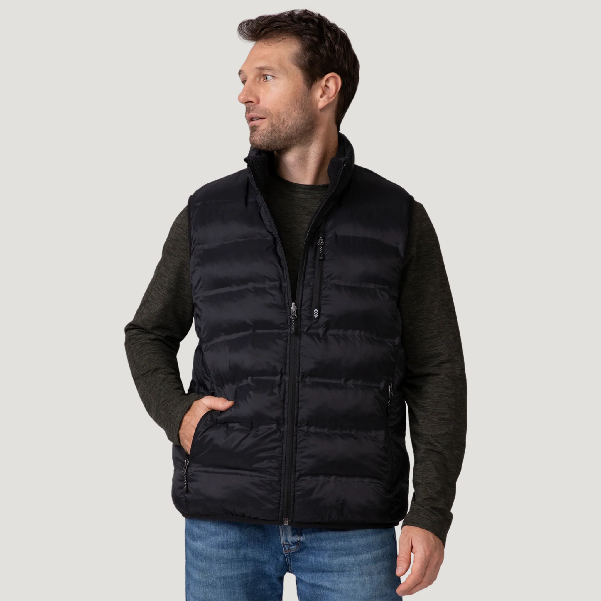 Men's Pine Creek Quilted Reversible Vest - Image 4