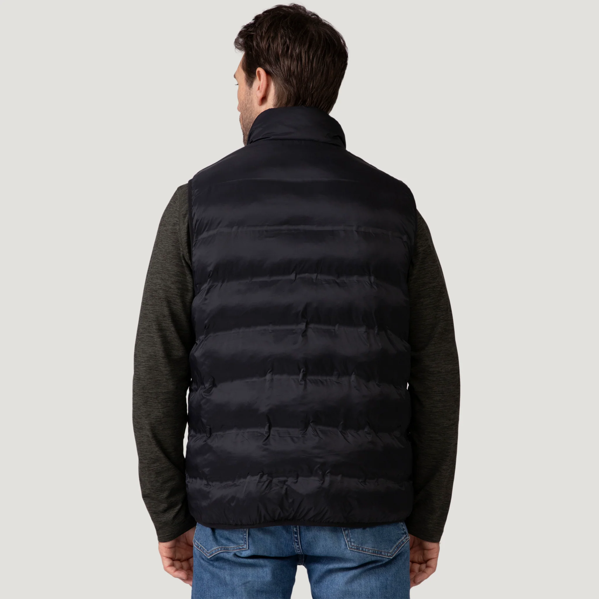 Men's Pine Creek Quilted Reversible Vest - Image 7