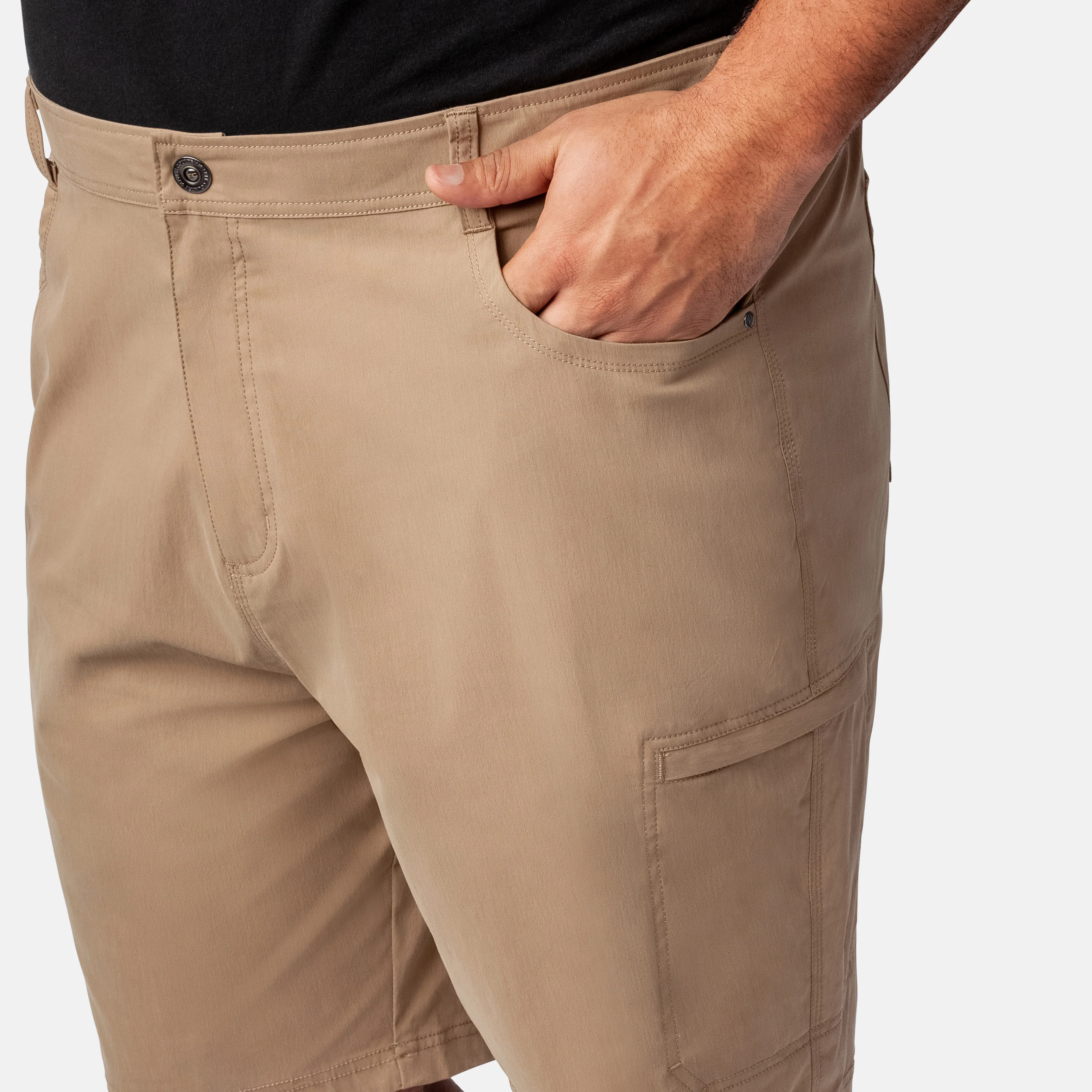 Men's Stretch Active Poplin Trek Cargo Short - Image 2