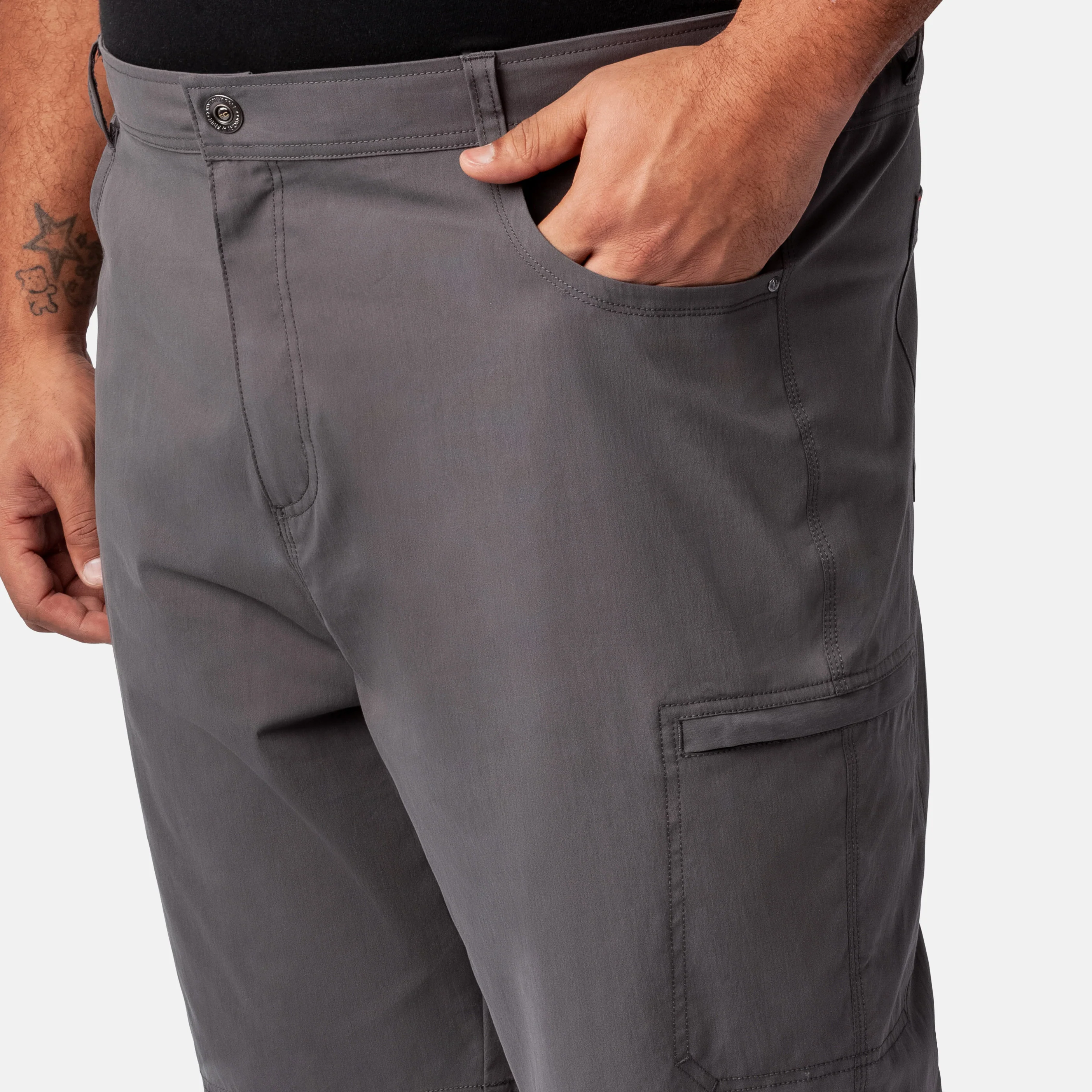 Men's Stretch Active Poplin Trek Cargo Short - Image 5