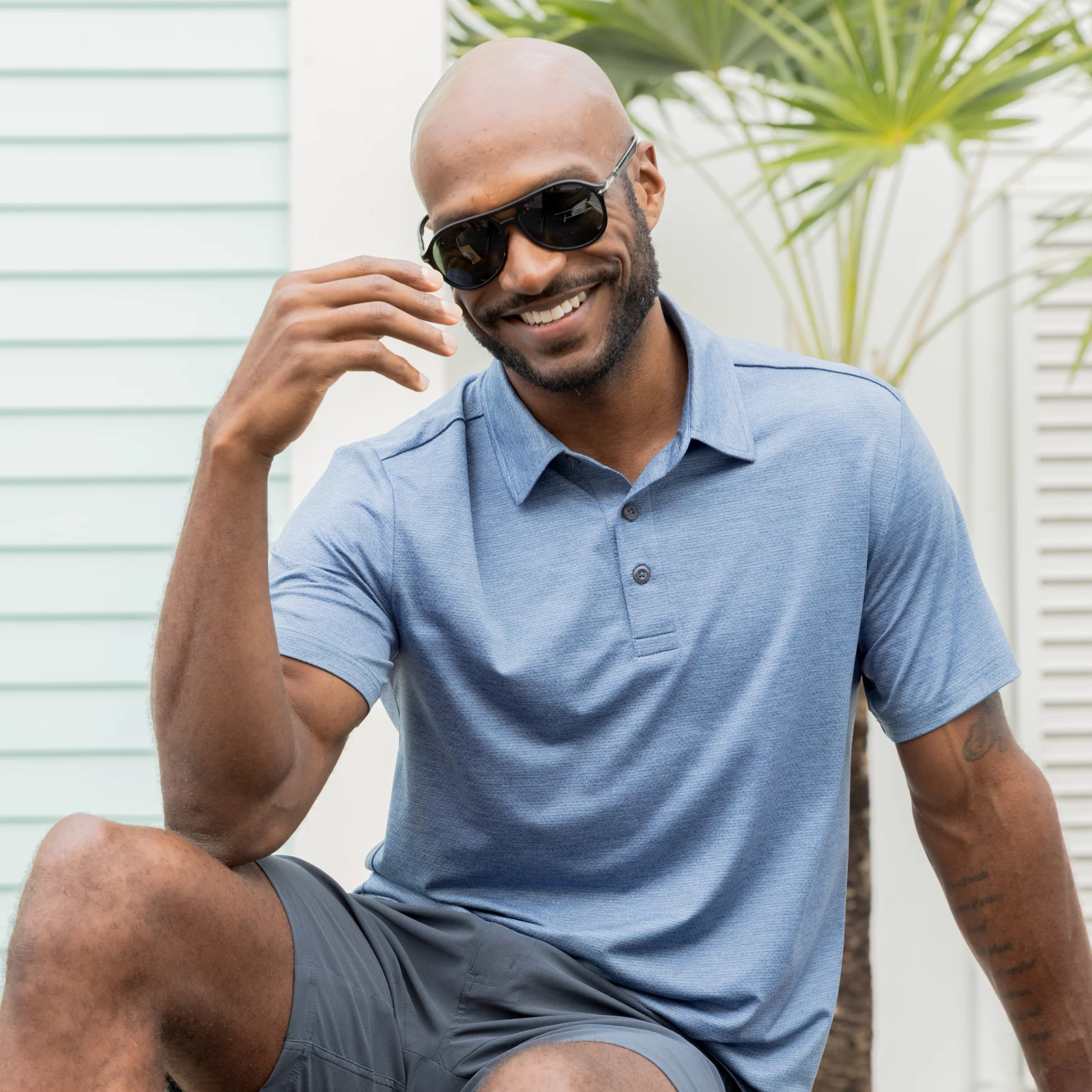 Men's SunFree UPF Polo Shirt - Image 11