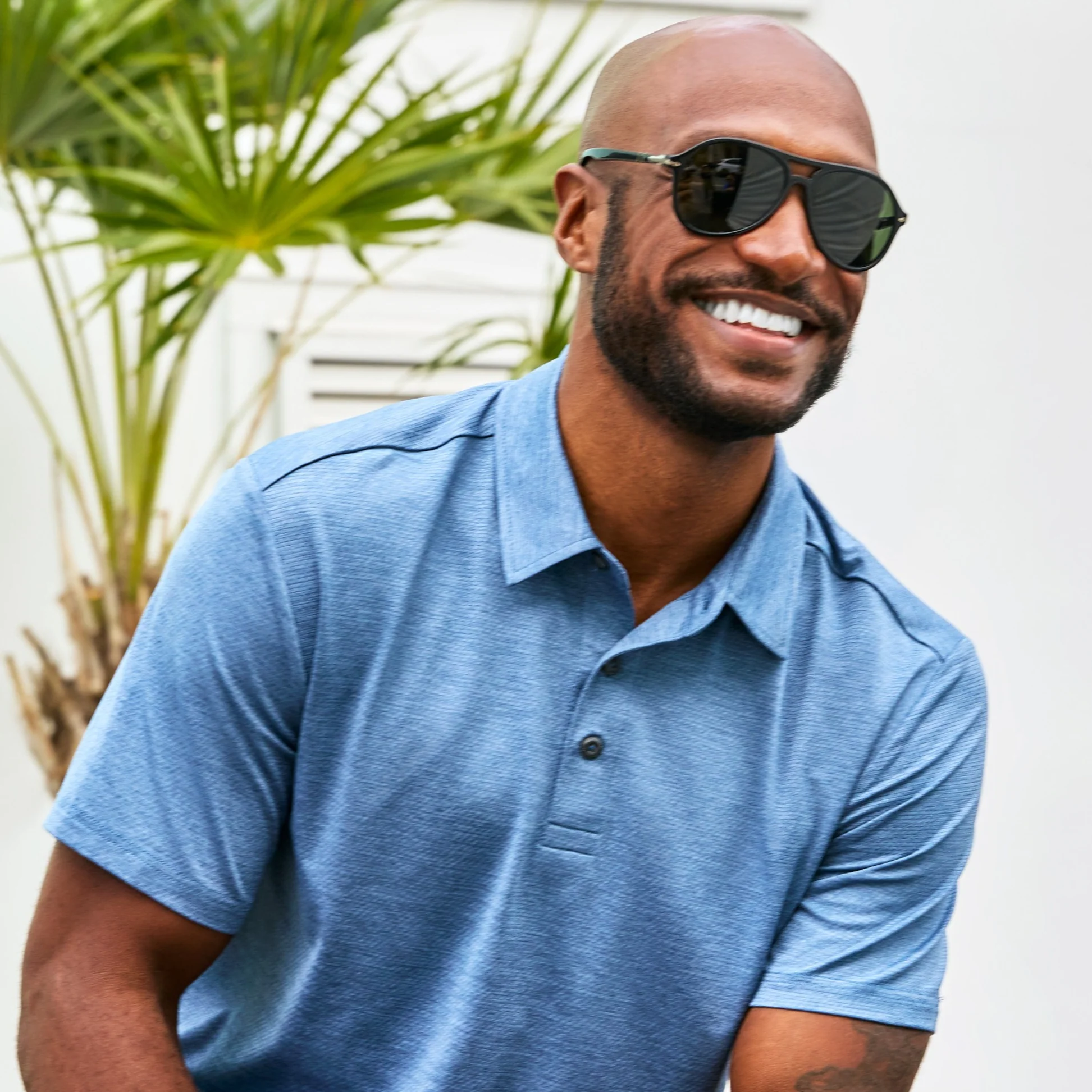 Men's SunFree UPF Polo Shirt - Image 4
