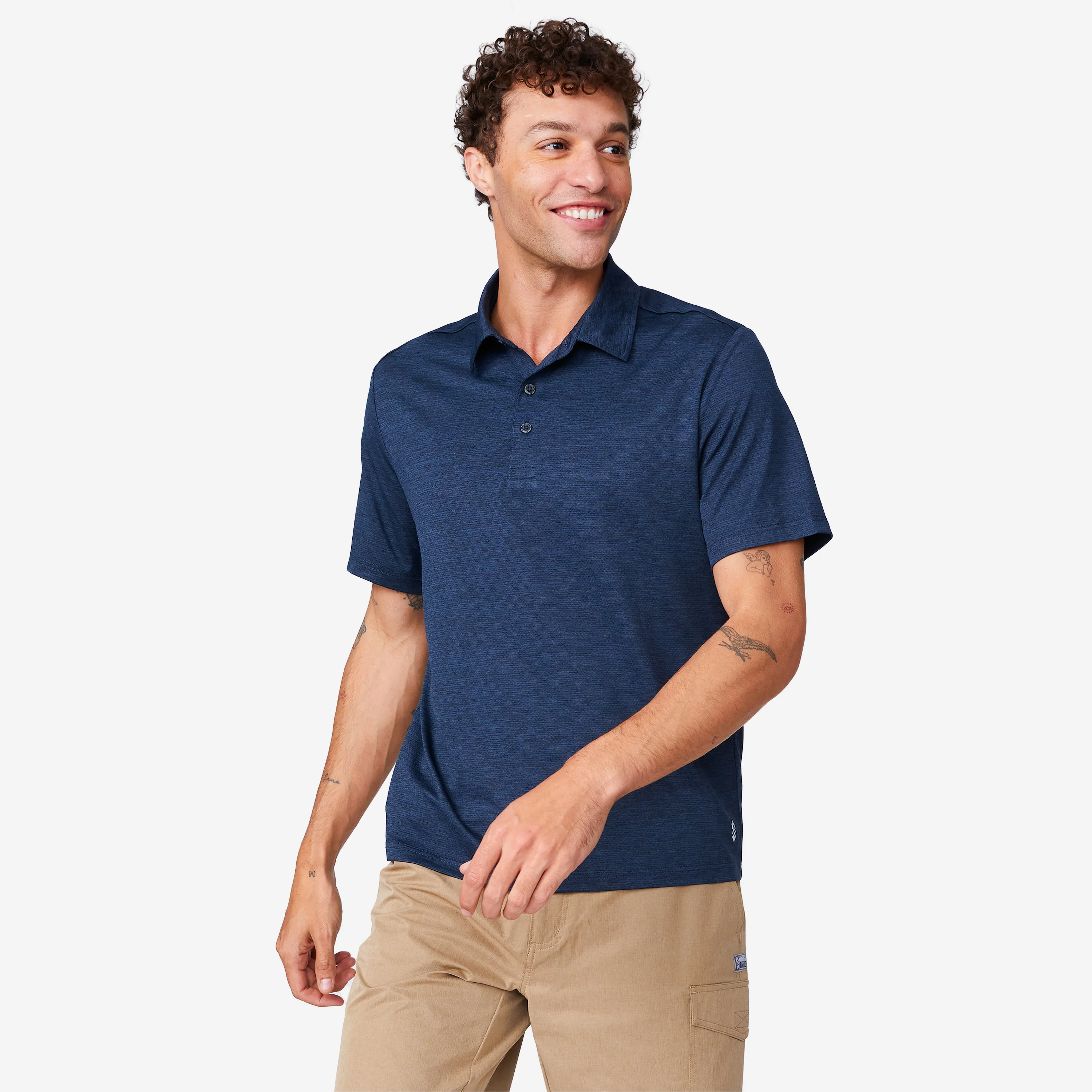 Men's SunFree UPF Polo Shirt - Image 6