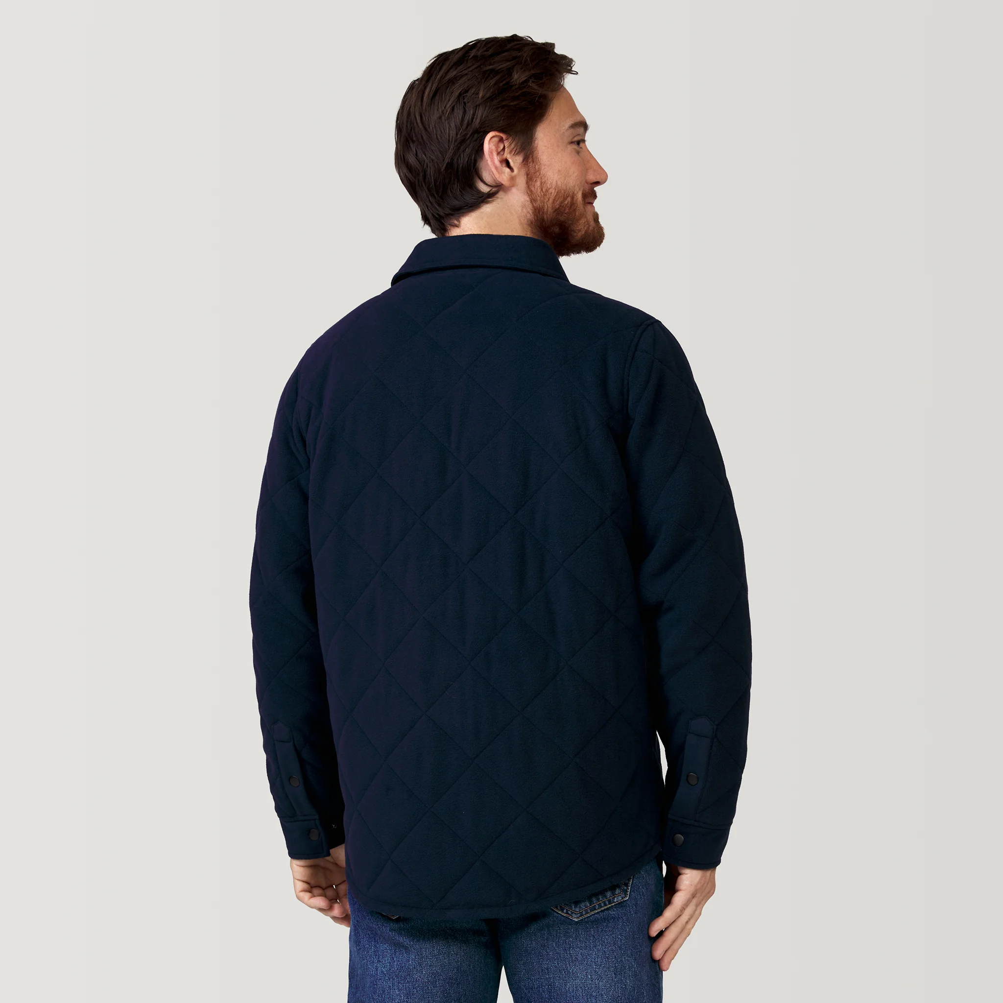 Men's Super Soft Microfleece Shirt Jacket - Image 3