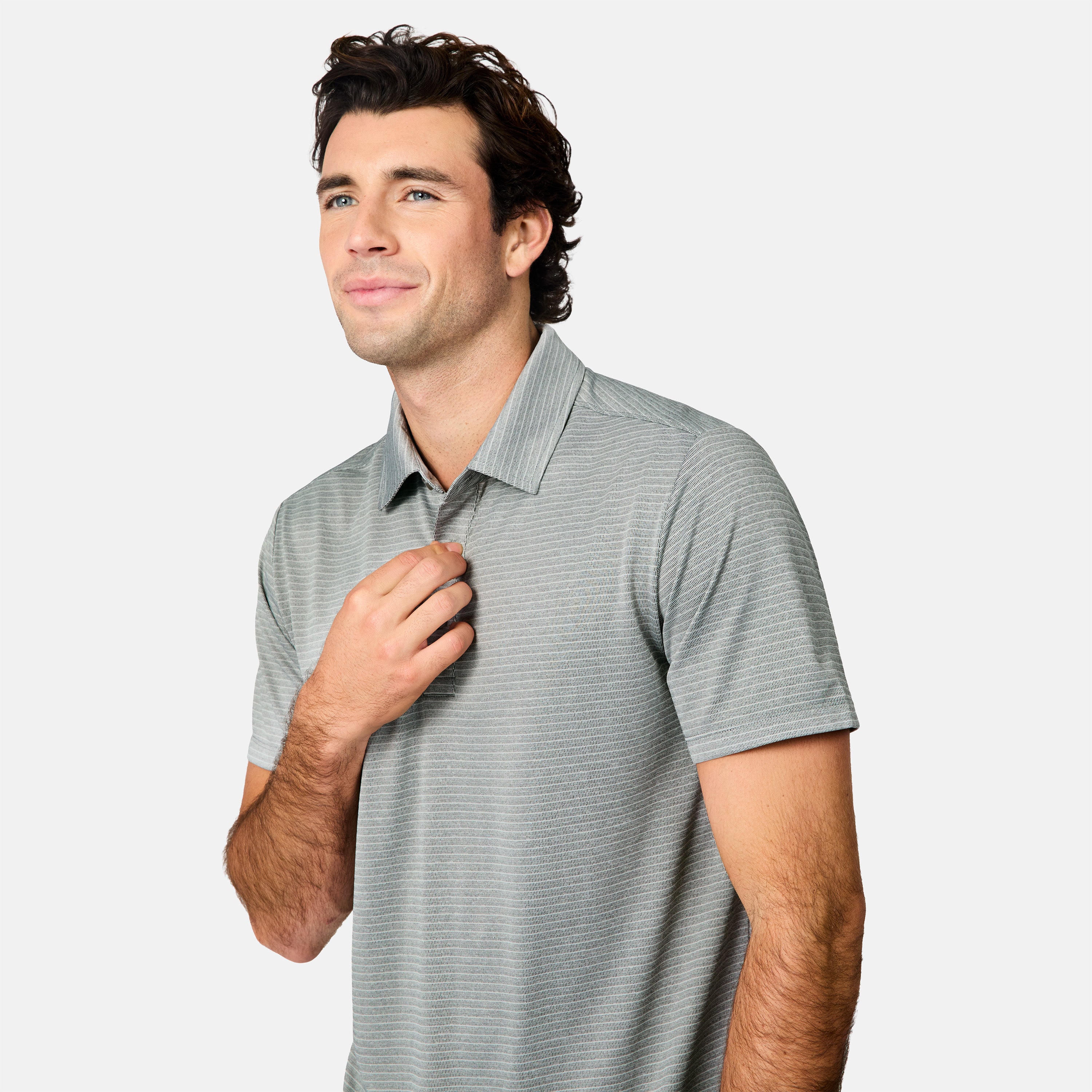 Men's Tech Jacquard Polo Shirt - Image 10