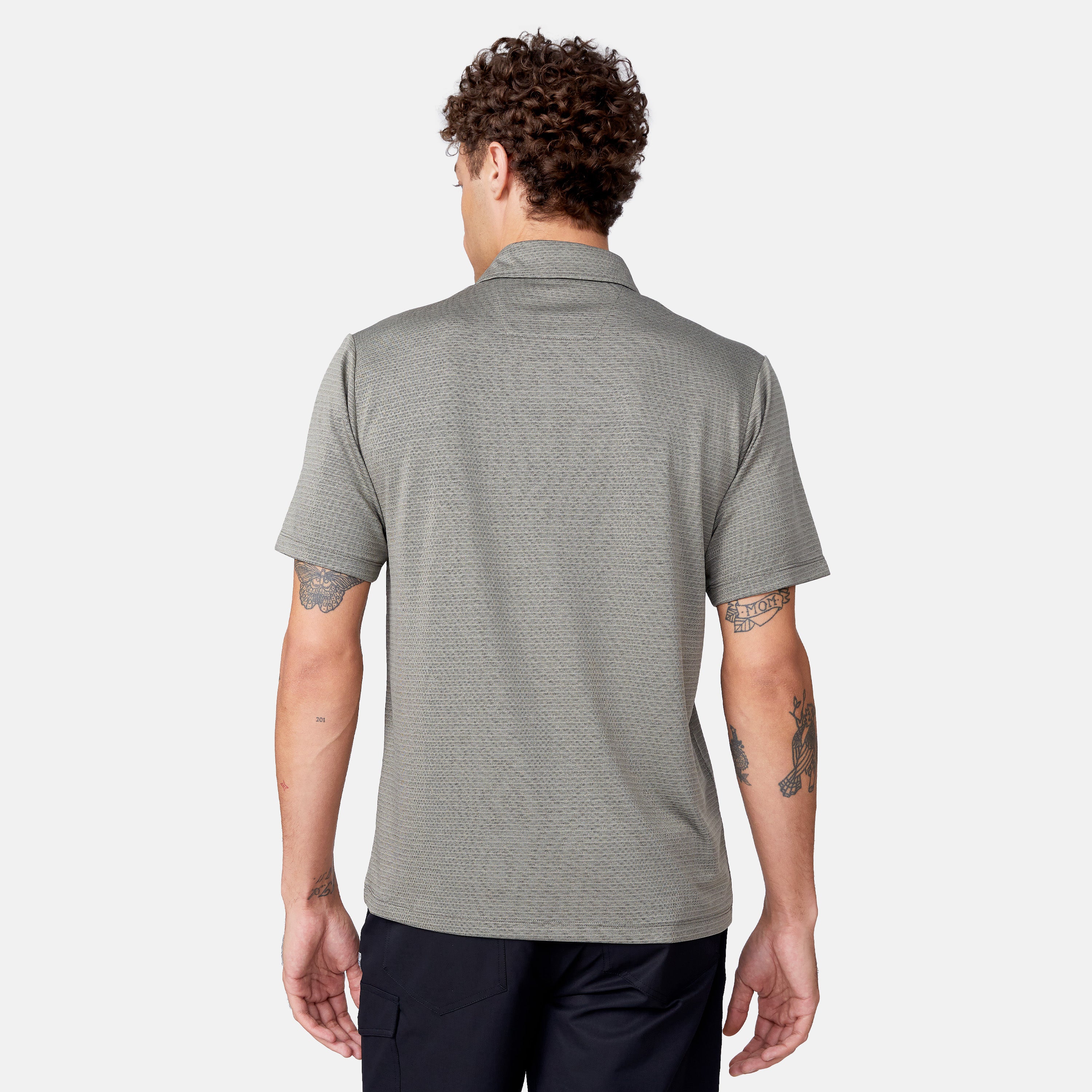 Men's Tech Jacquard Polo Shirt - Image 15