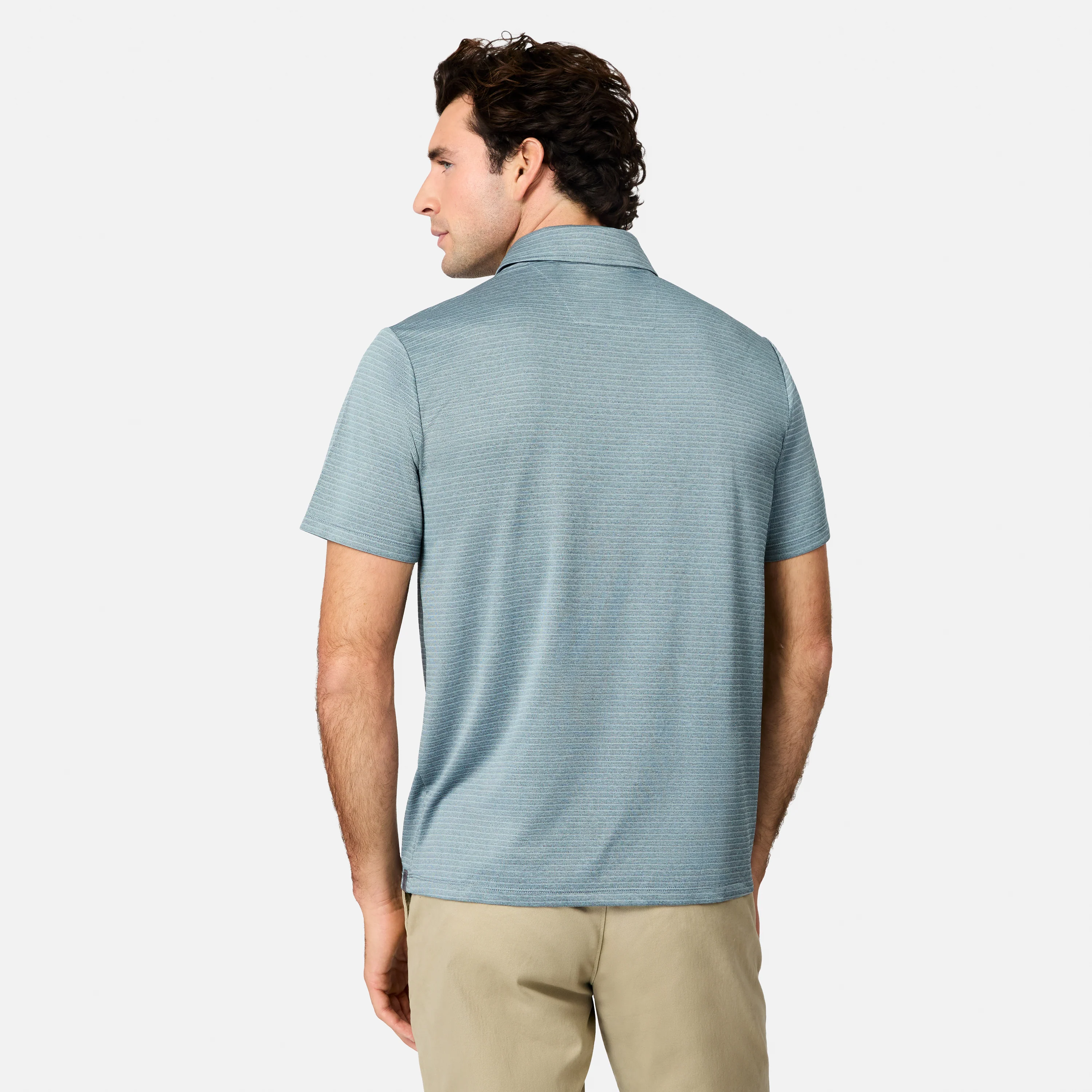 Men's Tech Jacquard Polo Shirt - Image 18