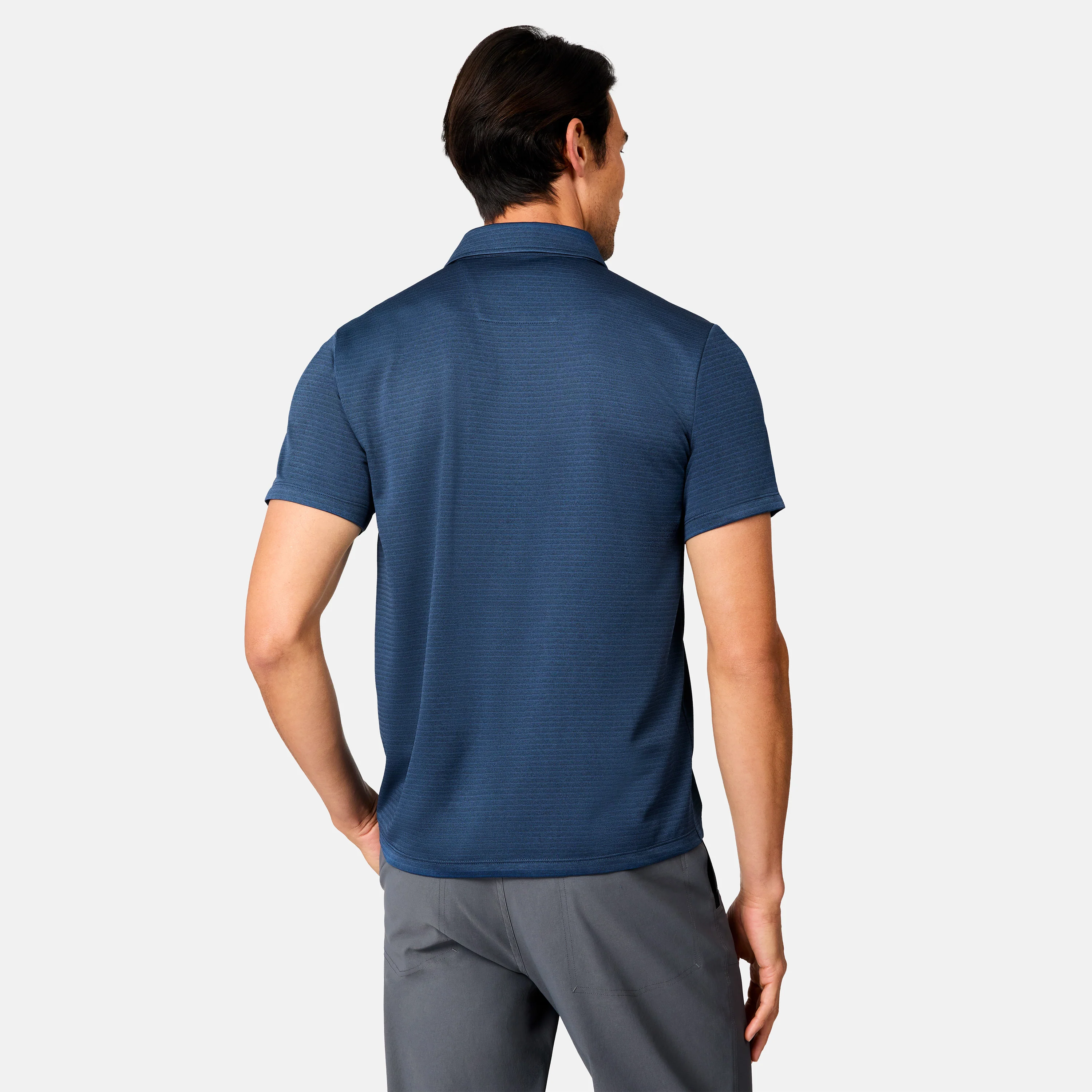 Men's Tech Jacquard Polo Shirt - Image 4