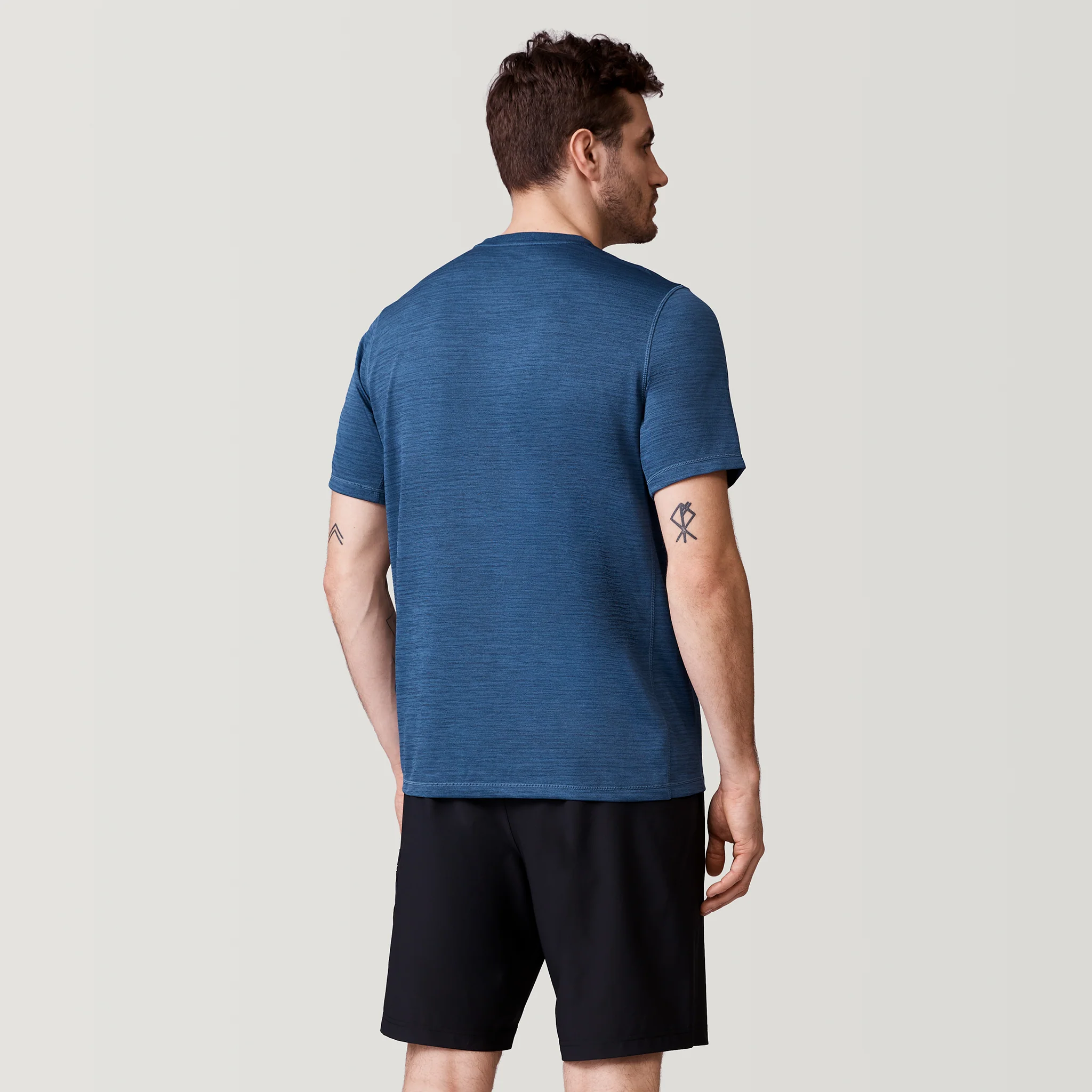 Men's Tech Jacquard Short Sleeve Crew Neck - Image 5