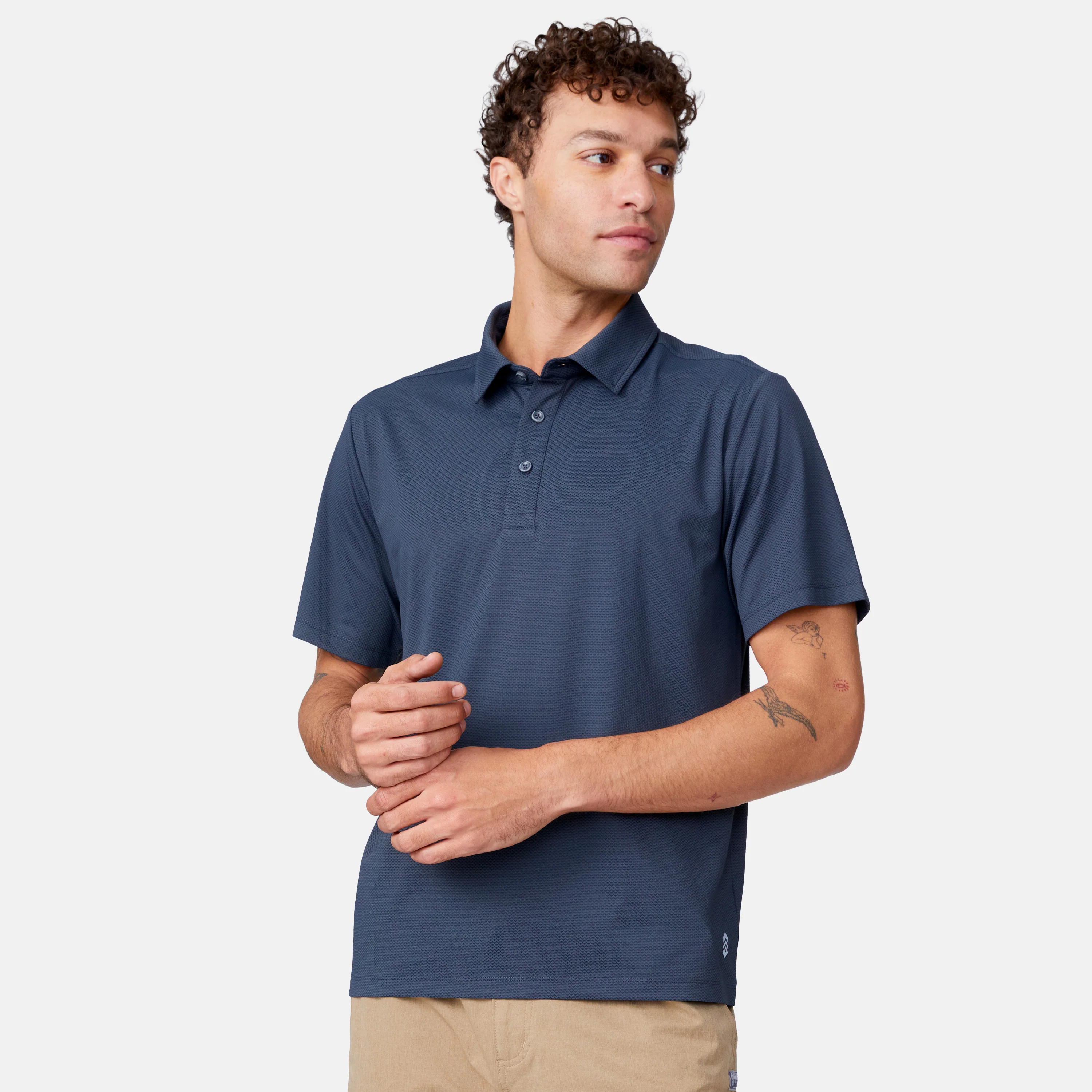 Men's Tech Pique Polo Shirt - Image 4