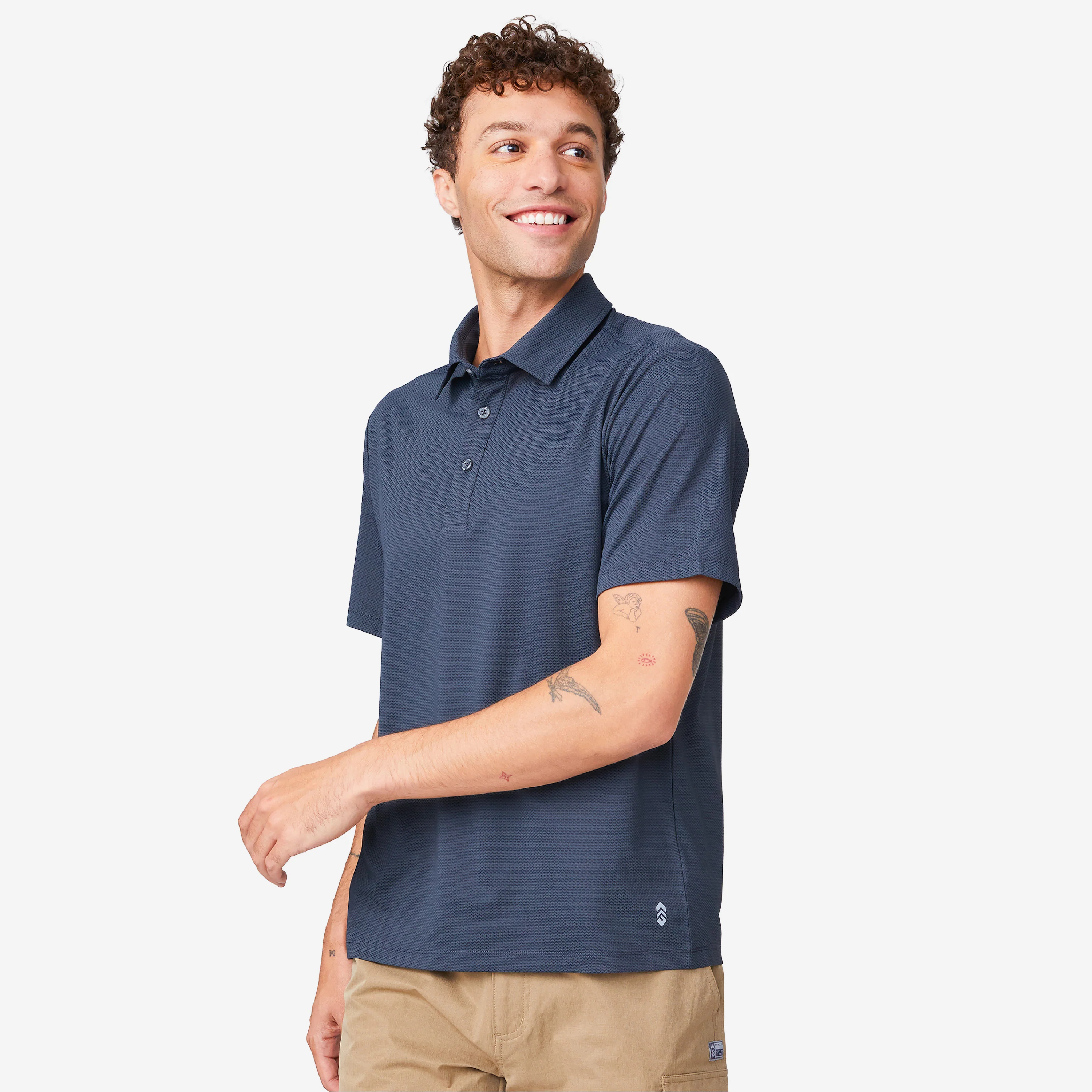 Men's Tech Pique Polo Shirt - Image 6