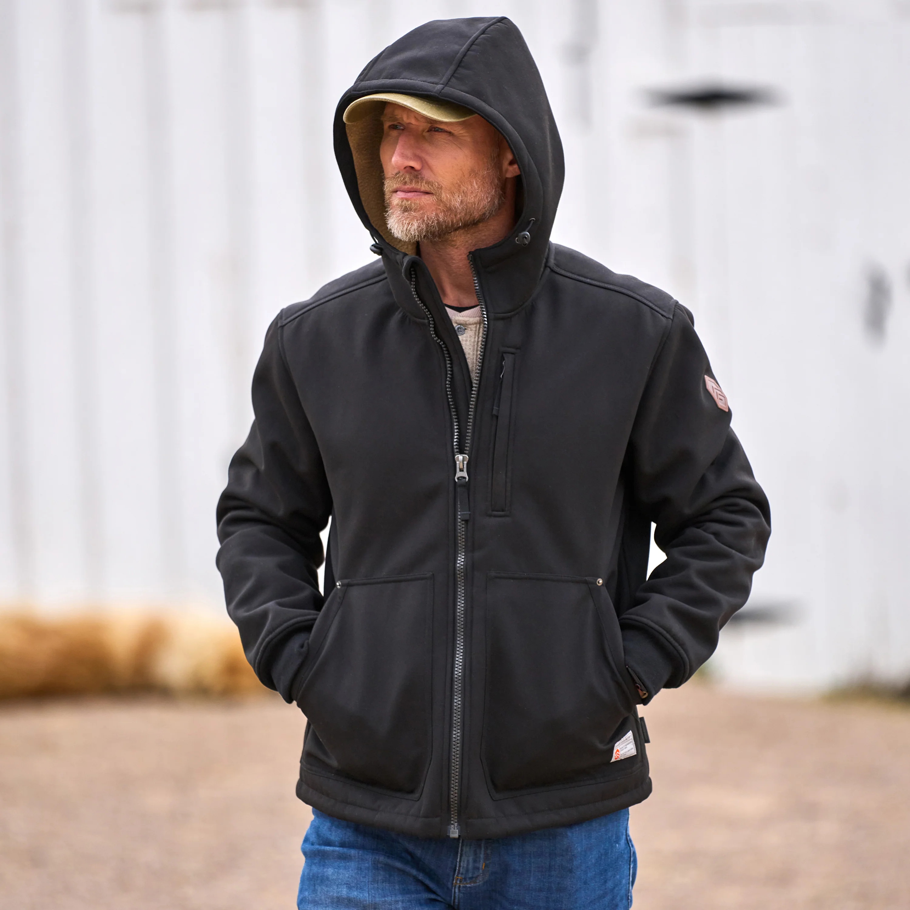 Men's Wind River Burly Canvas Softshell Jacket - Image 6