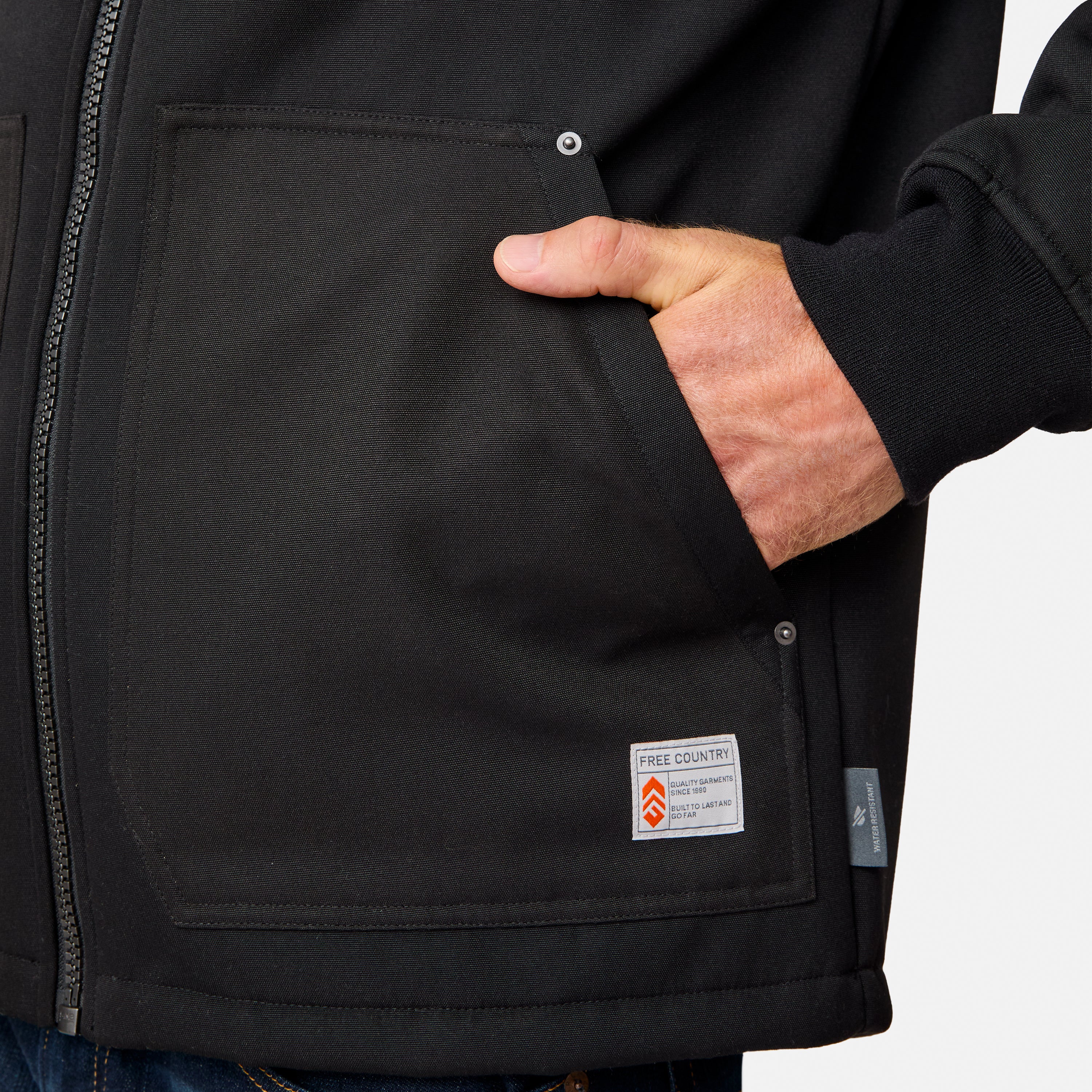 Men's Wind River Burly Canvas Softshell Jacket - Image 9