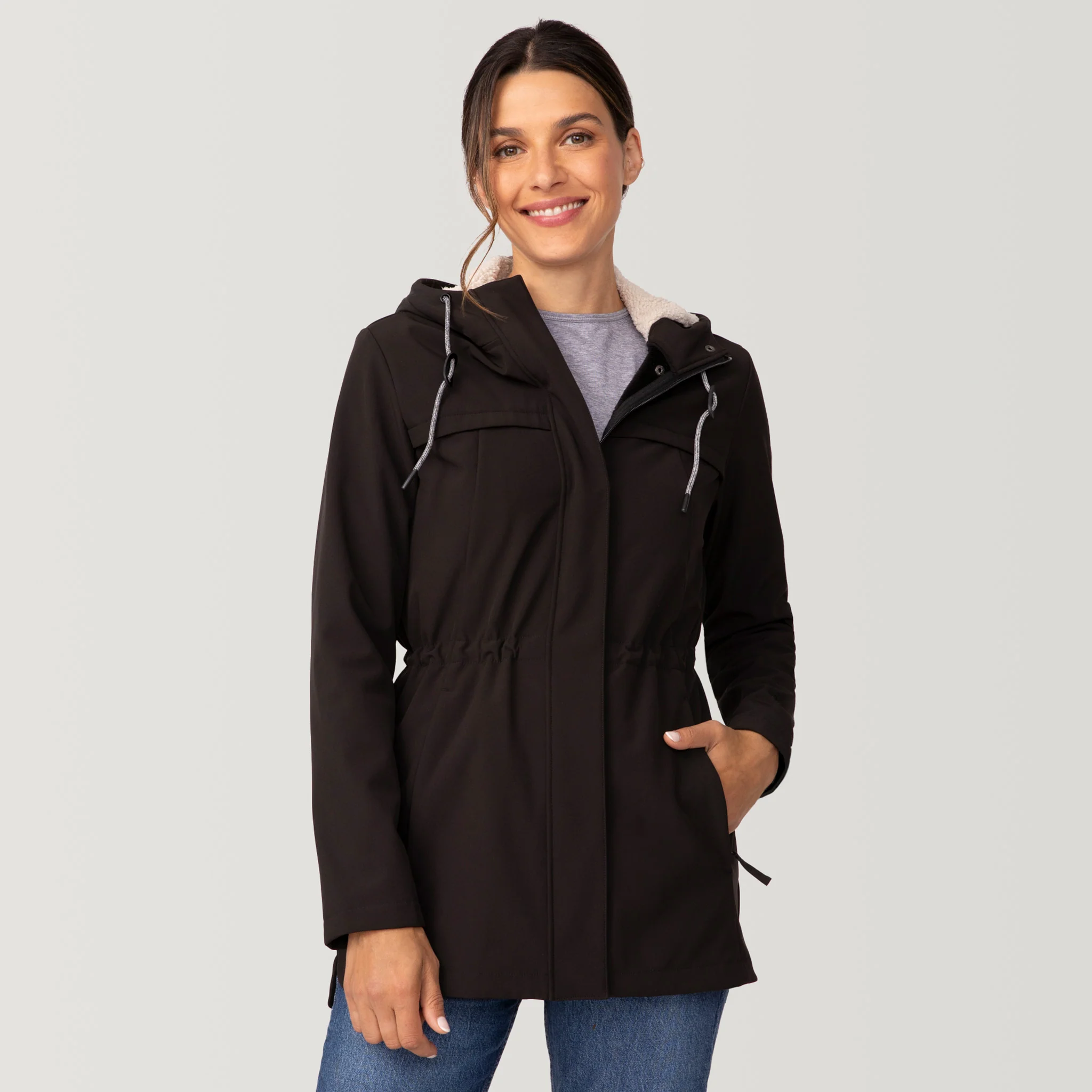 Women's FreeCycle® Long Super Softshell® Jacket - Image 9