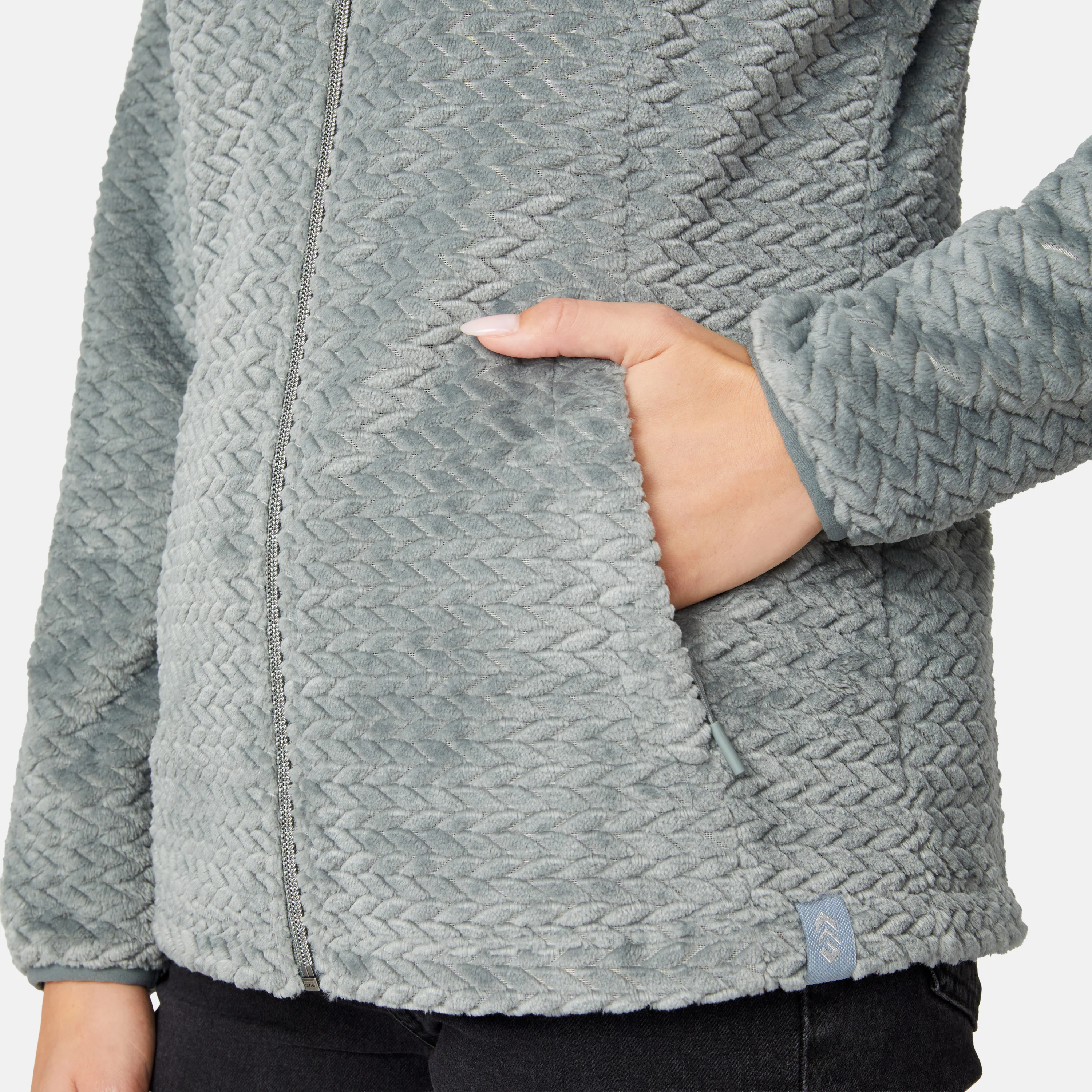 Women's Cable Braided Butter Pile® Jacket - Image 12