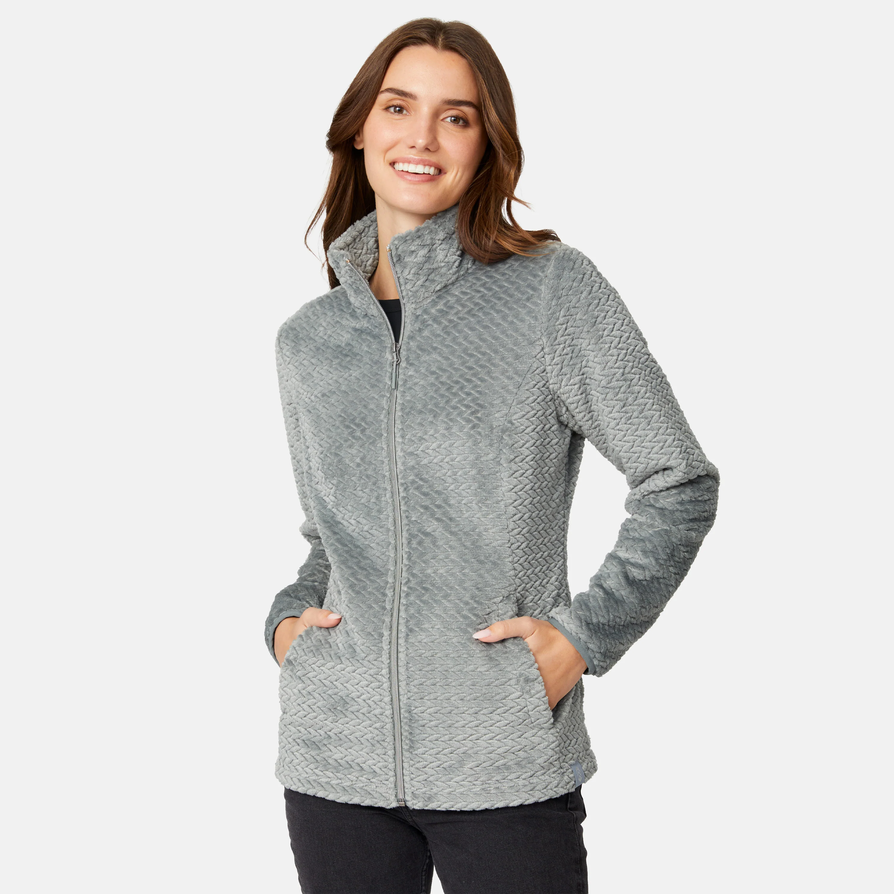 Women's Cable Braided Butter Pile® Jacket - Image 8