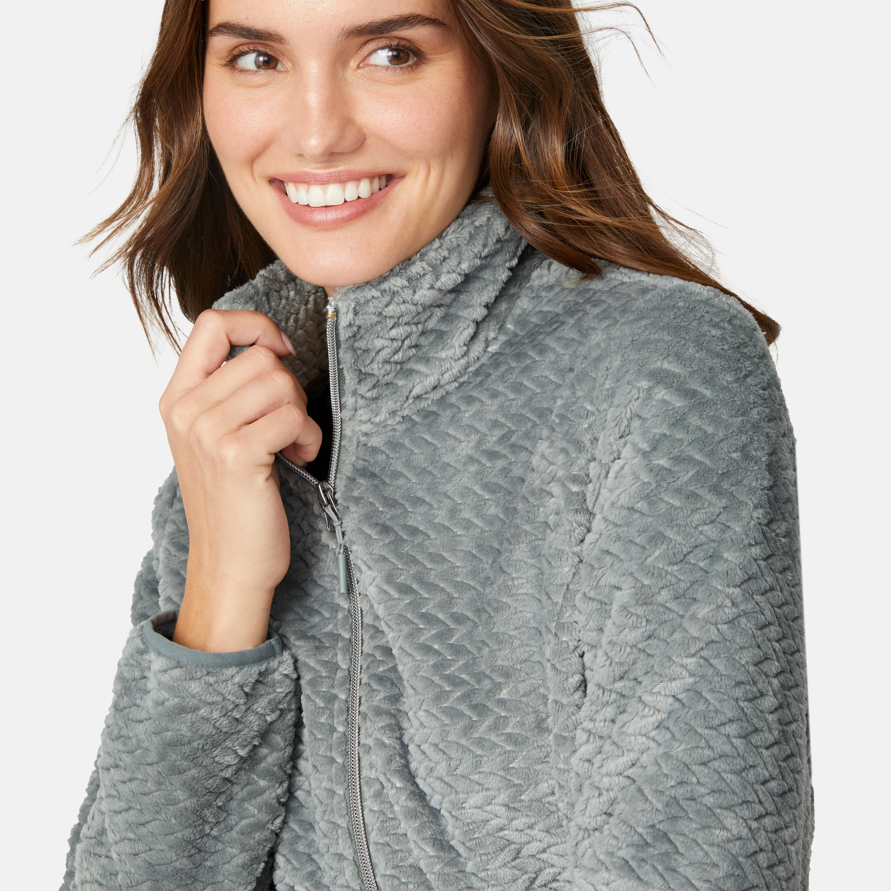 Women's Cable Braided Butter Pile® Jacket - Image 9