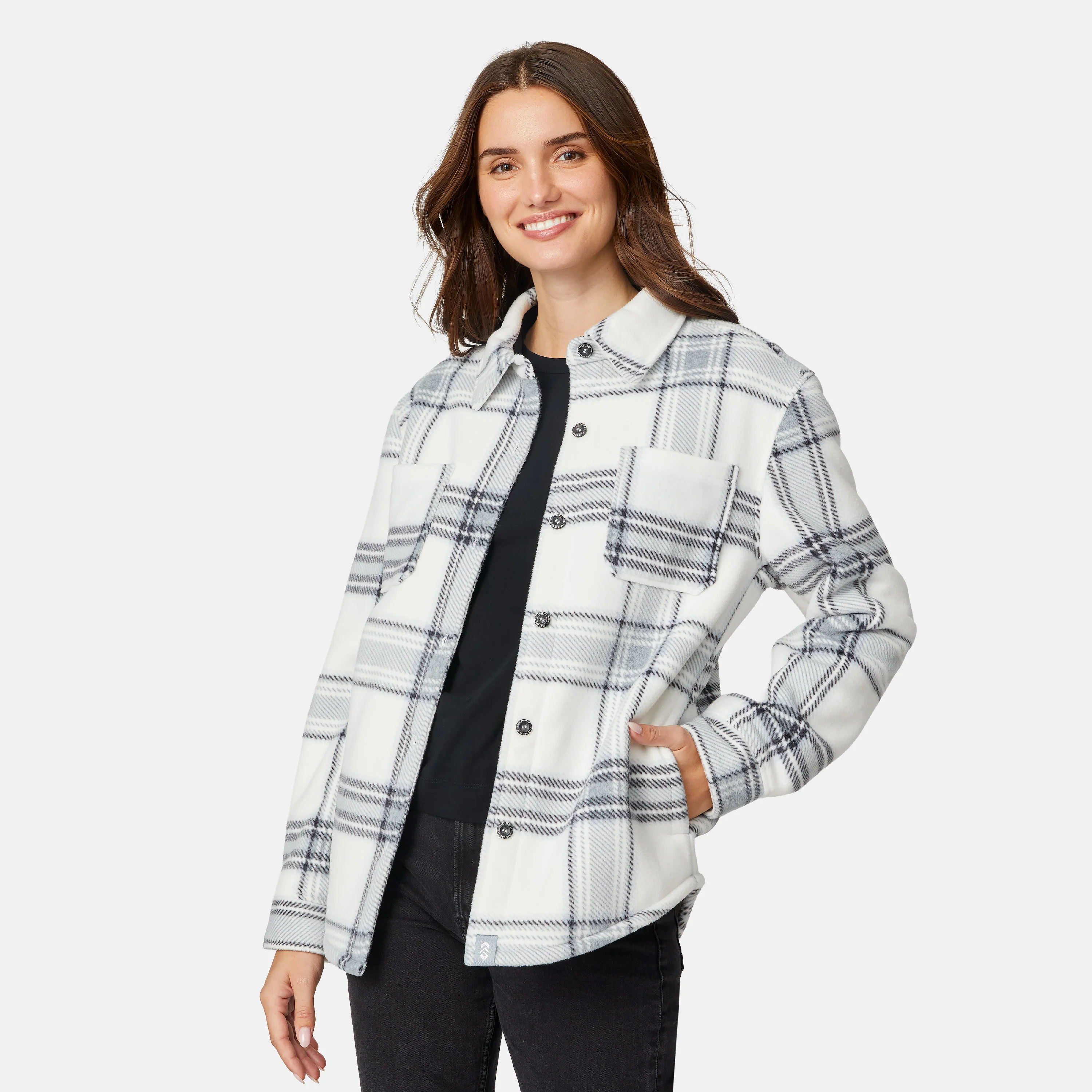 Women's Chill Out Fleece Shirt Jacket - Image 4