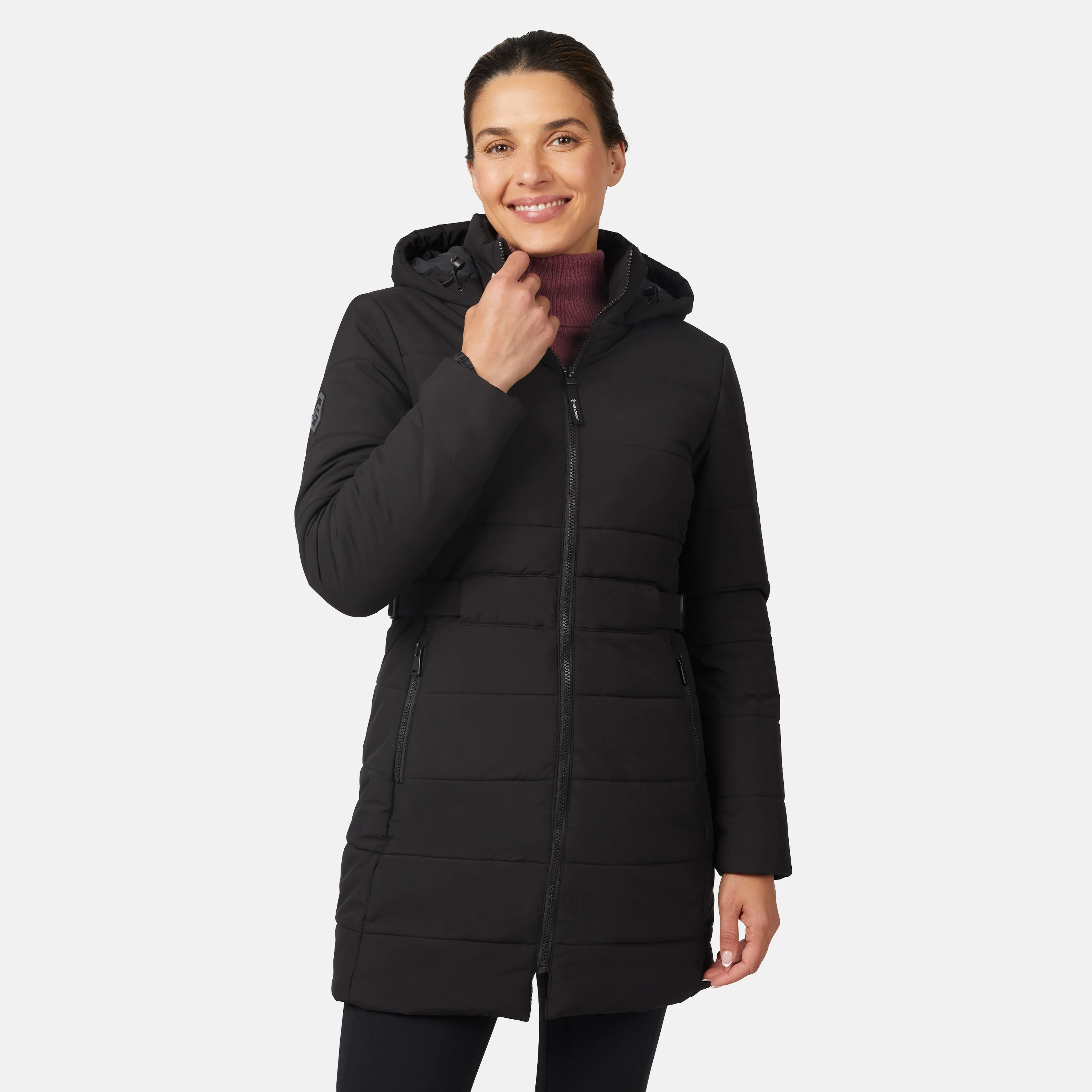 Women's Cirrus Quilted Long Puffer Jacket - Image 11