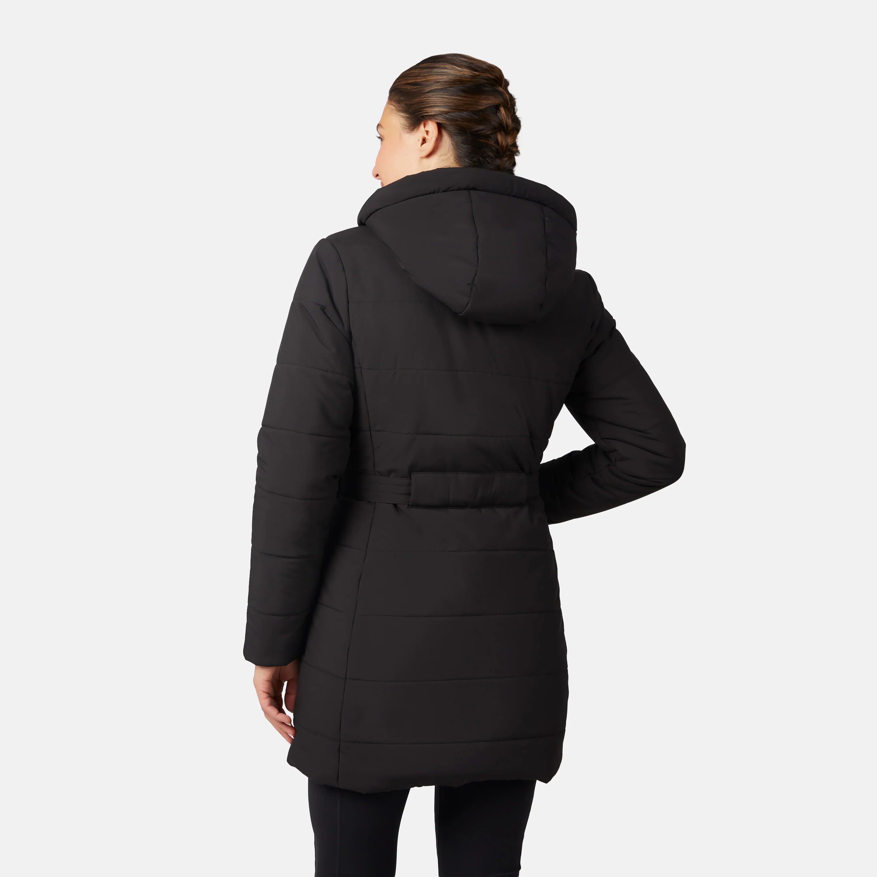 Women's Cirrus Quilted Long Puffer Jacket - Image 13
