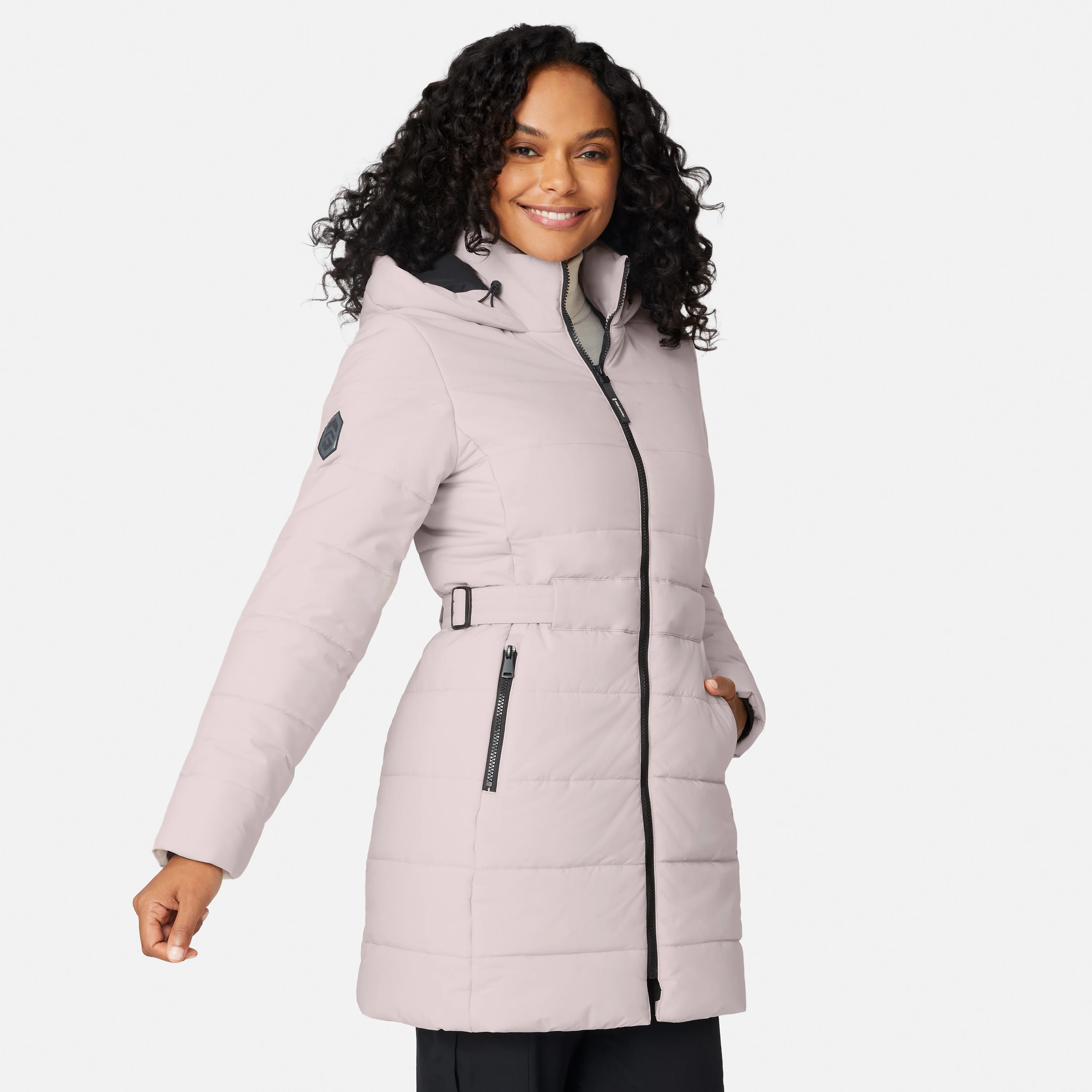 Women's Cirrus Quilted Long Puffer Jacket - Image 5