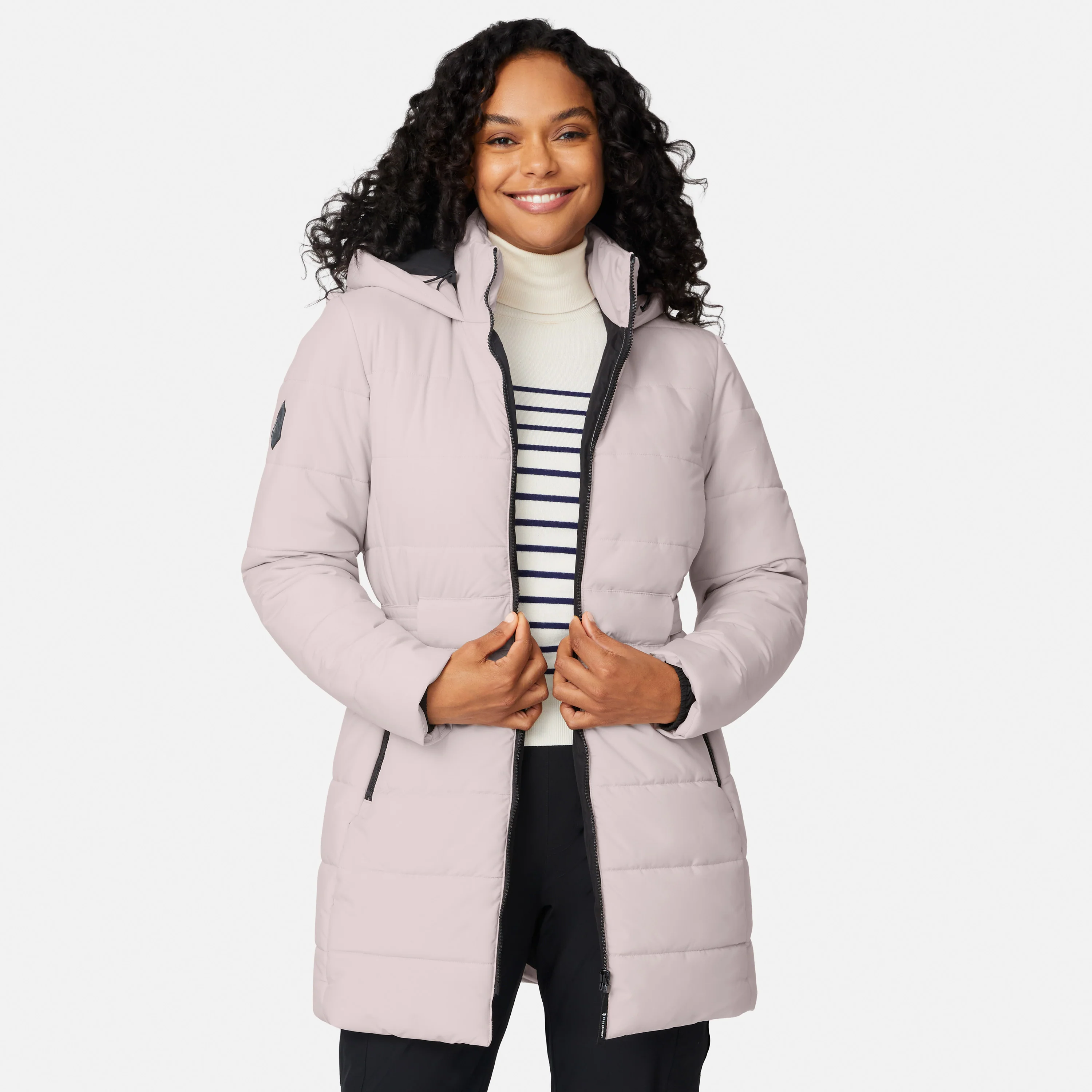 Women's Cirrus Quilted Long Puffer Jacket - Image 7
