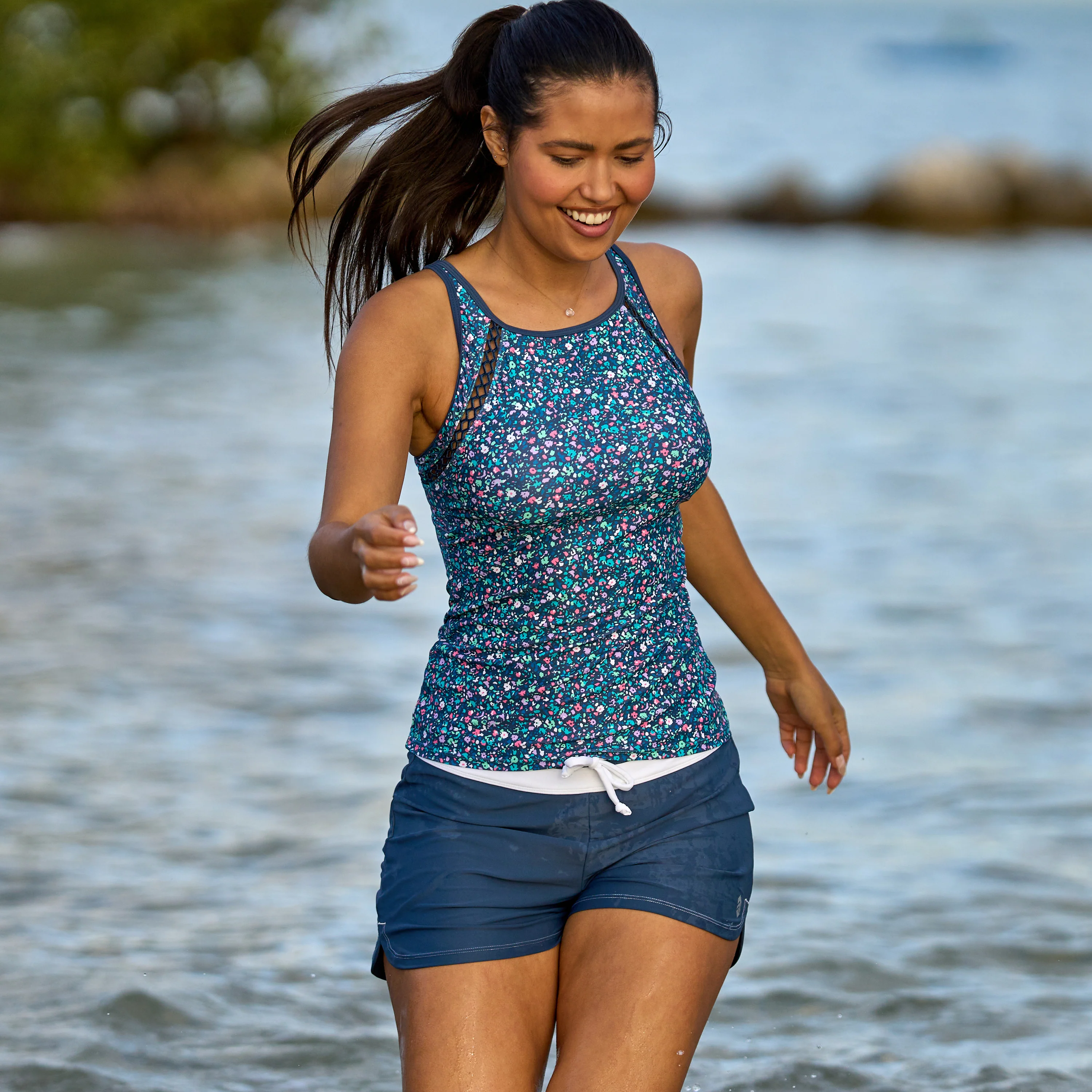 Women's Drawstring Swim Short - Image 21