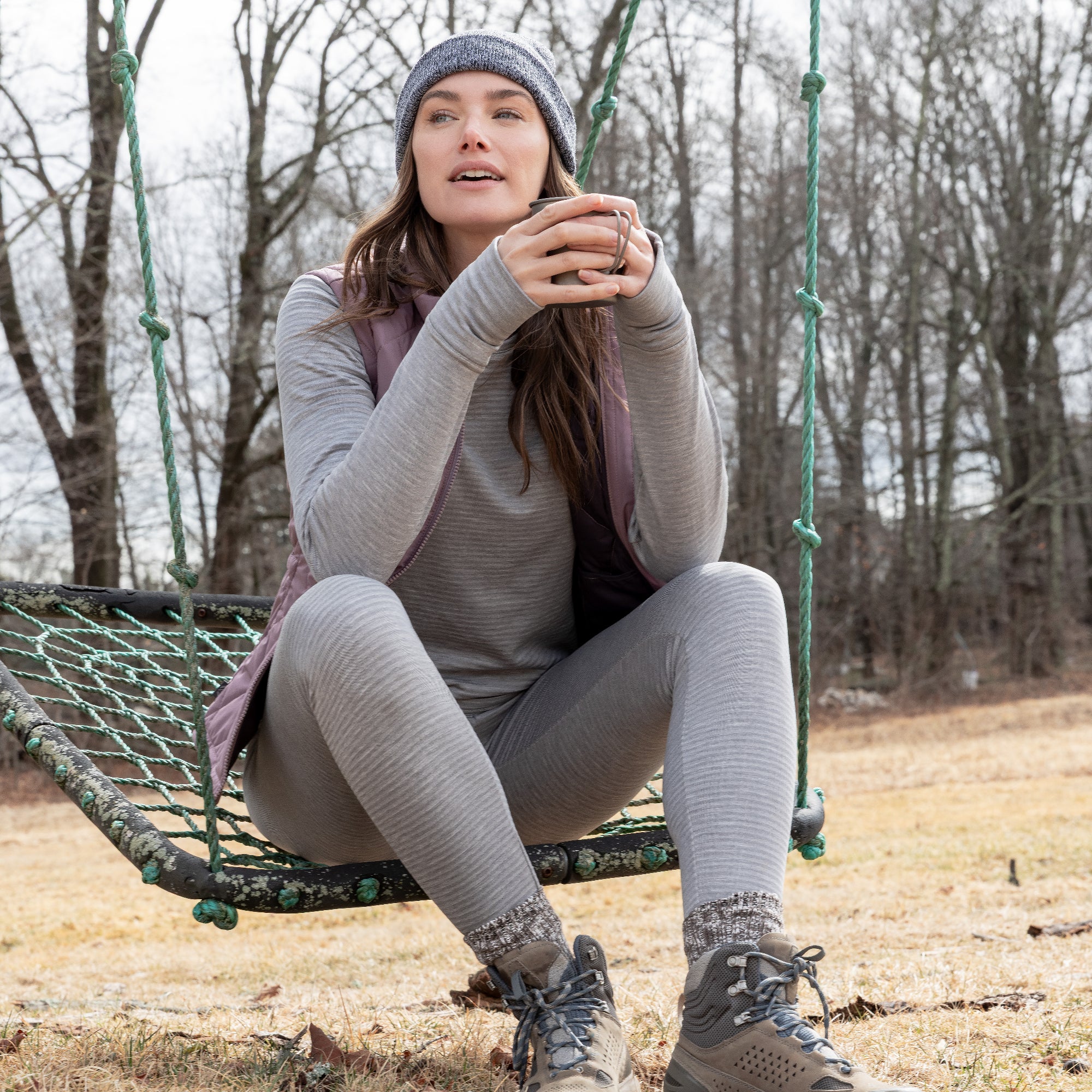 Women's Force Grid Fleece Base Layer Bottom - Image 8