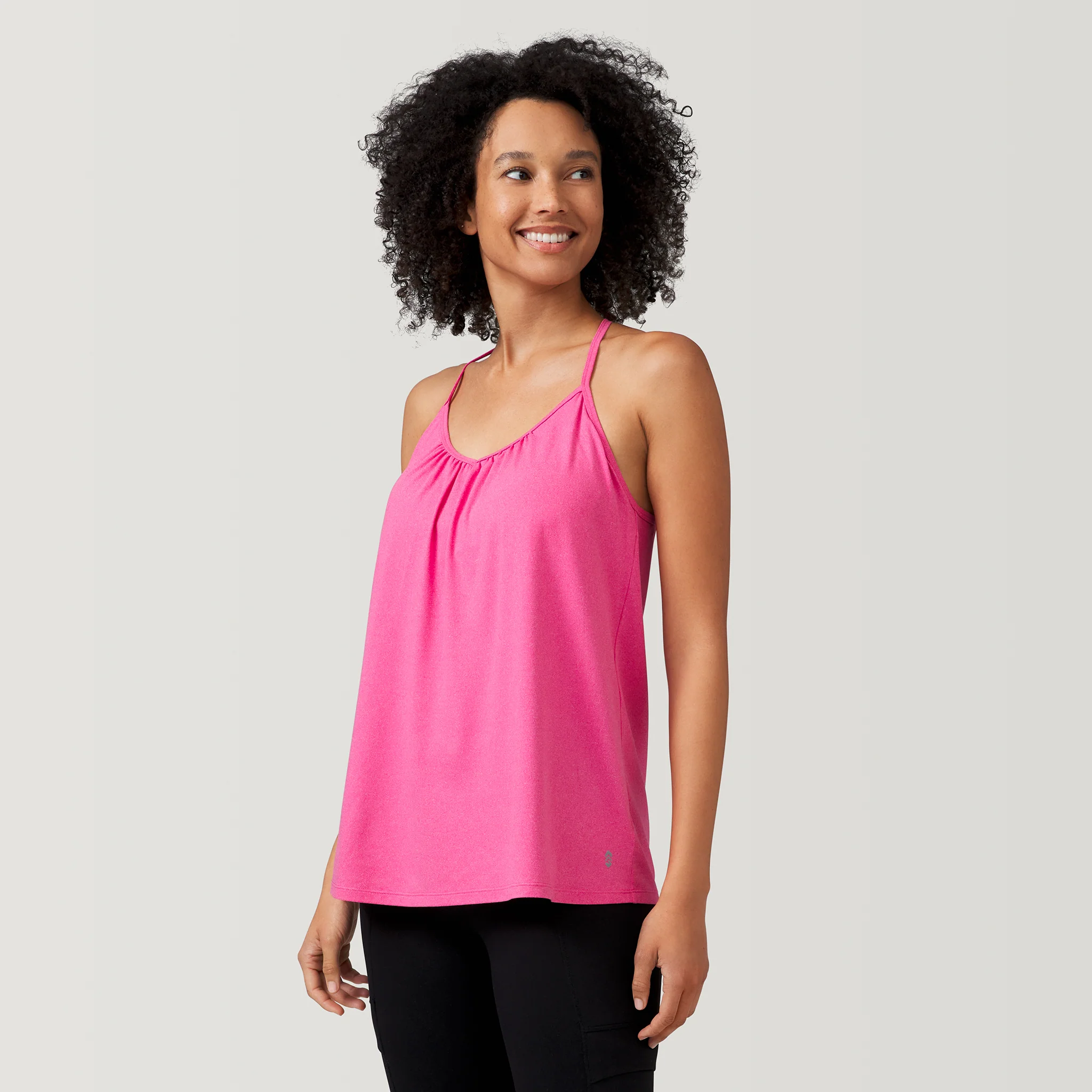 Women's Microtech® Chill B Cool V-Neck Cami Top with Built-In Bra - Image 11