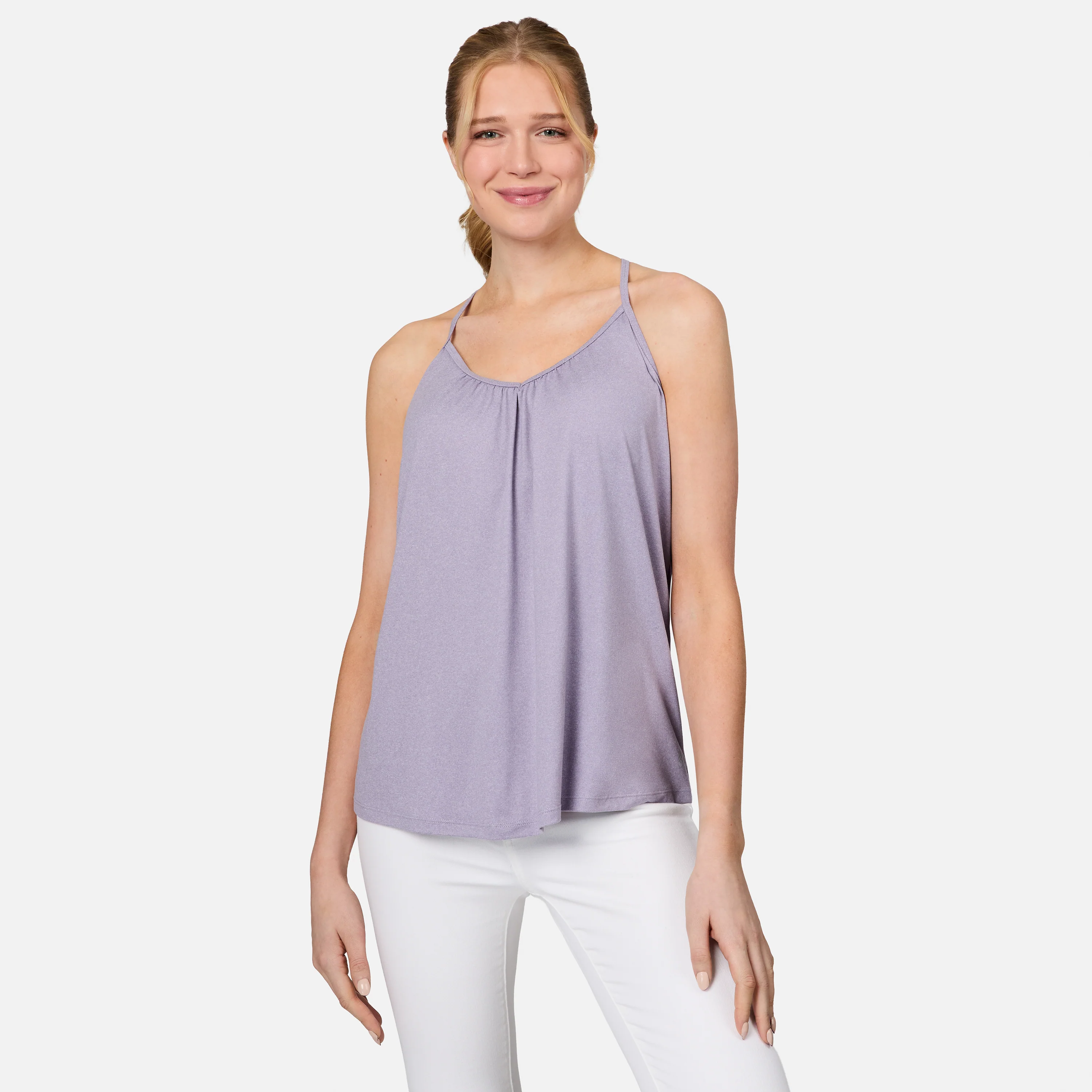 Women's Microtech® Chill B Cool V-Neck Cami Top with Built-In Bra - Image 26