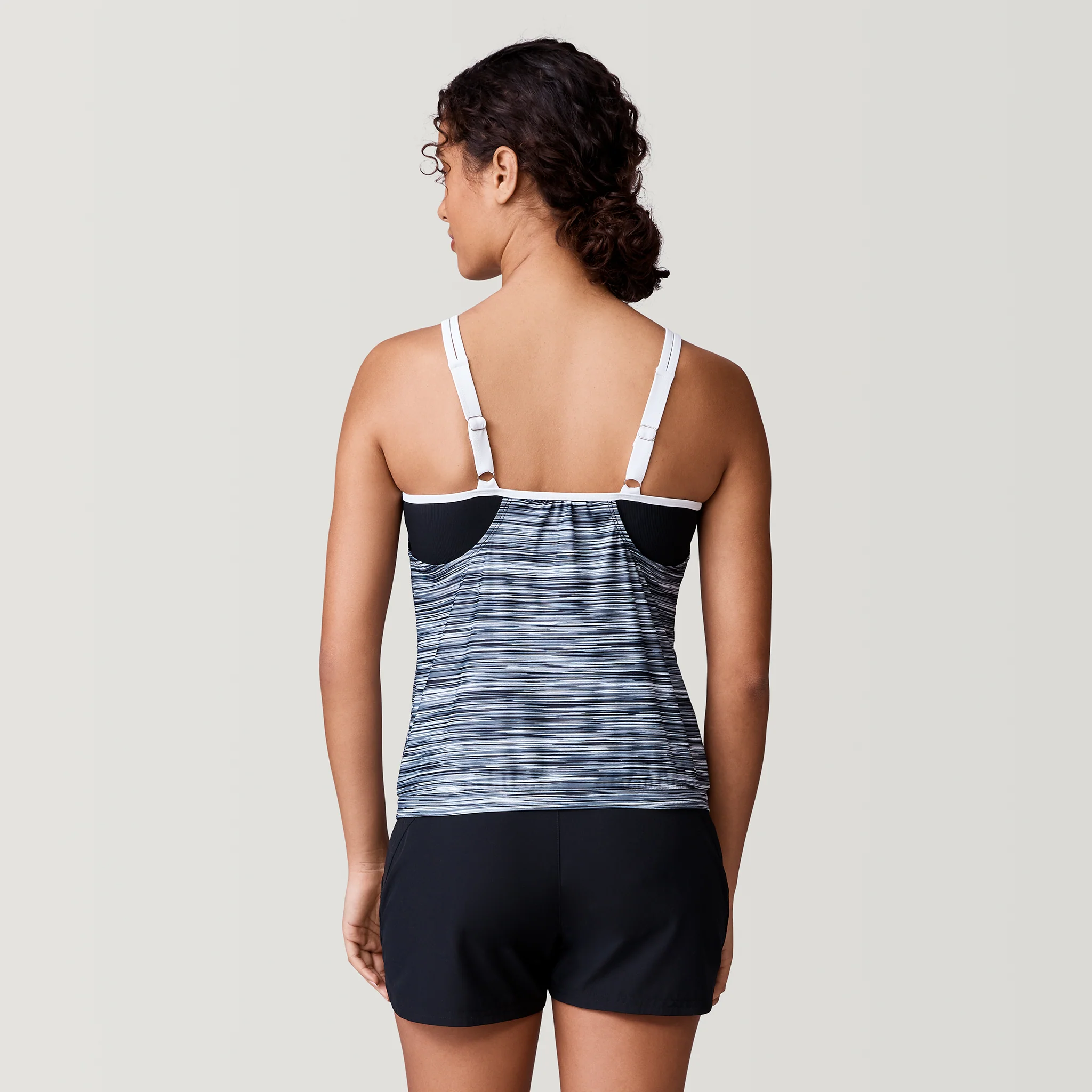 Women's Heat Wave V-Neck Blouson Tankini Top - Image 5