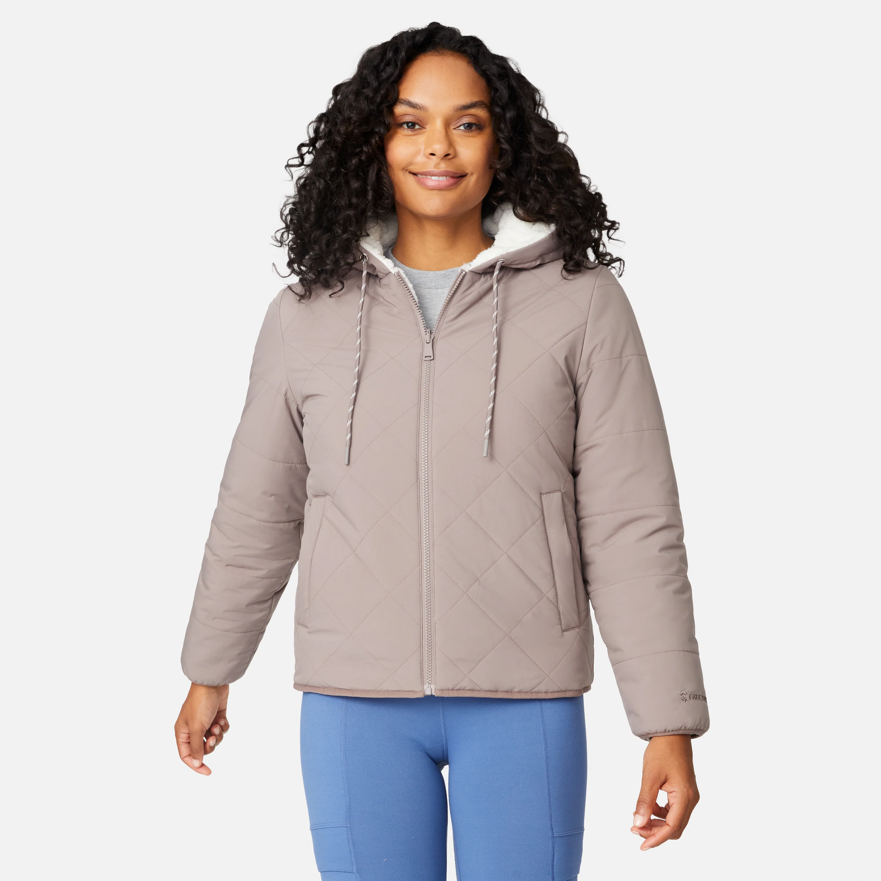 Women's Hooded Cirrus Quilted Reversible Jacket - Image 5