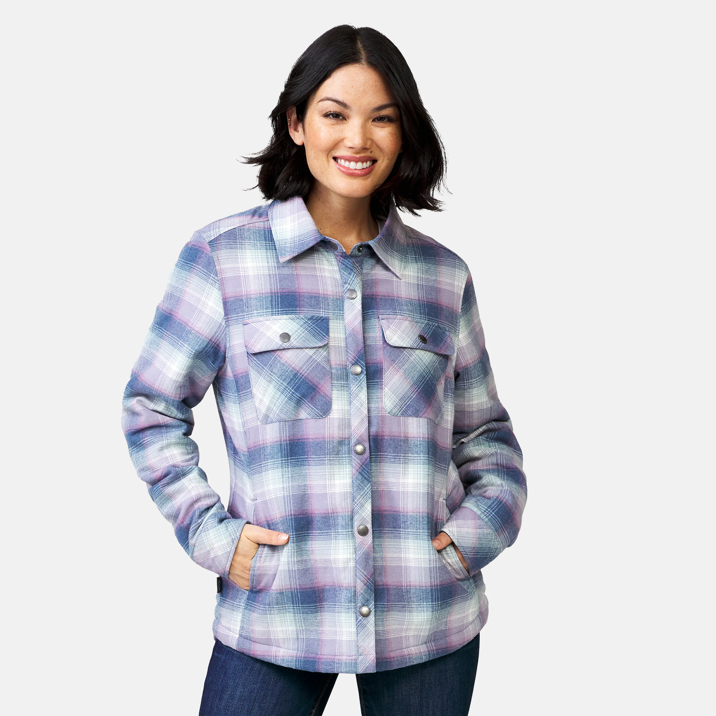 Women's Koshi Adirondack Flannel Shirt Jacket - Image 3