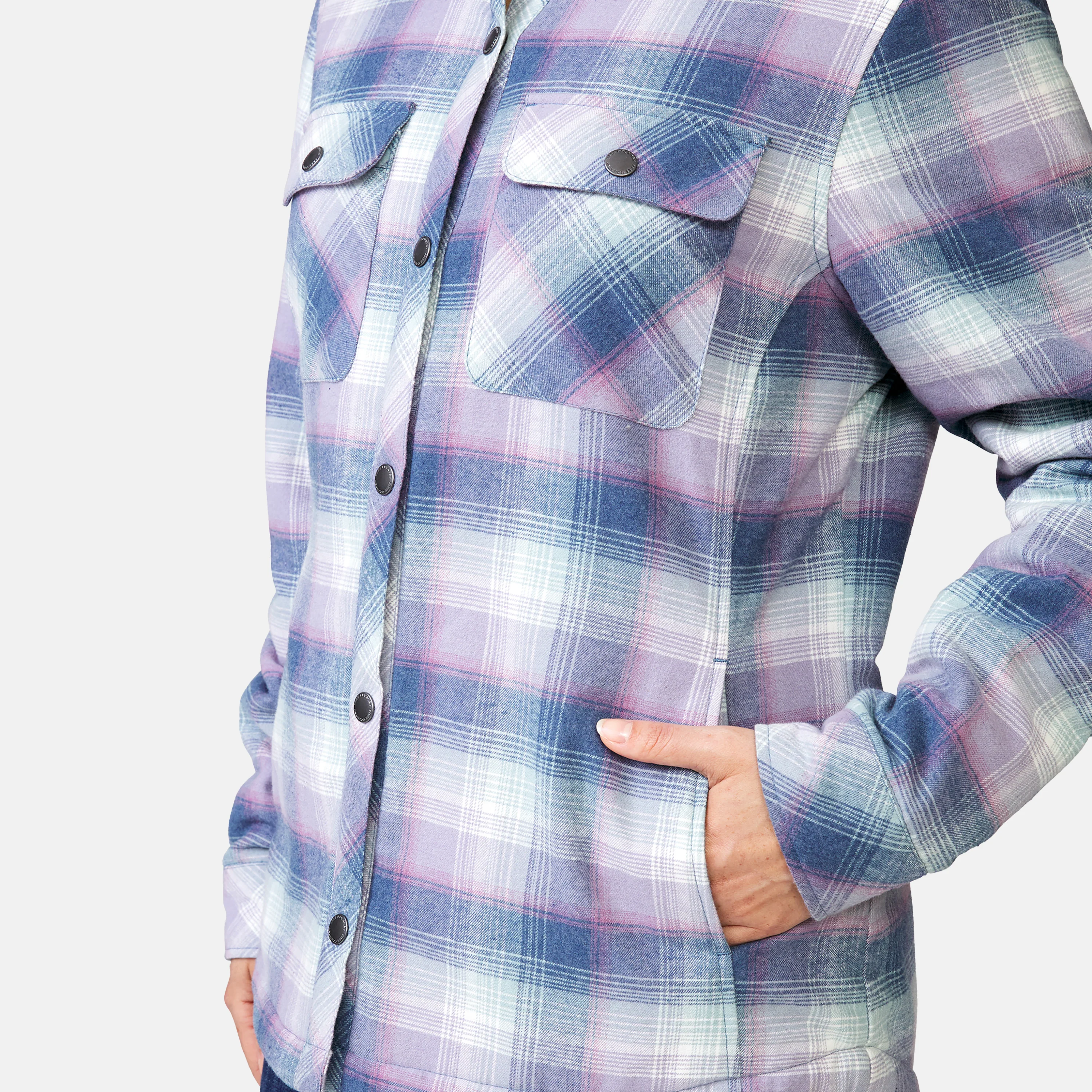 Women's Koshi Adirondack Flannel Shirt Jacket - Image 5