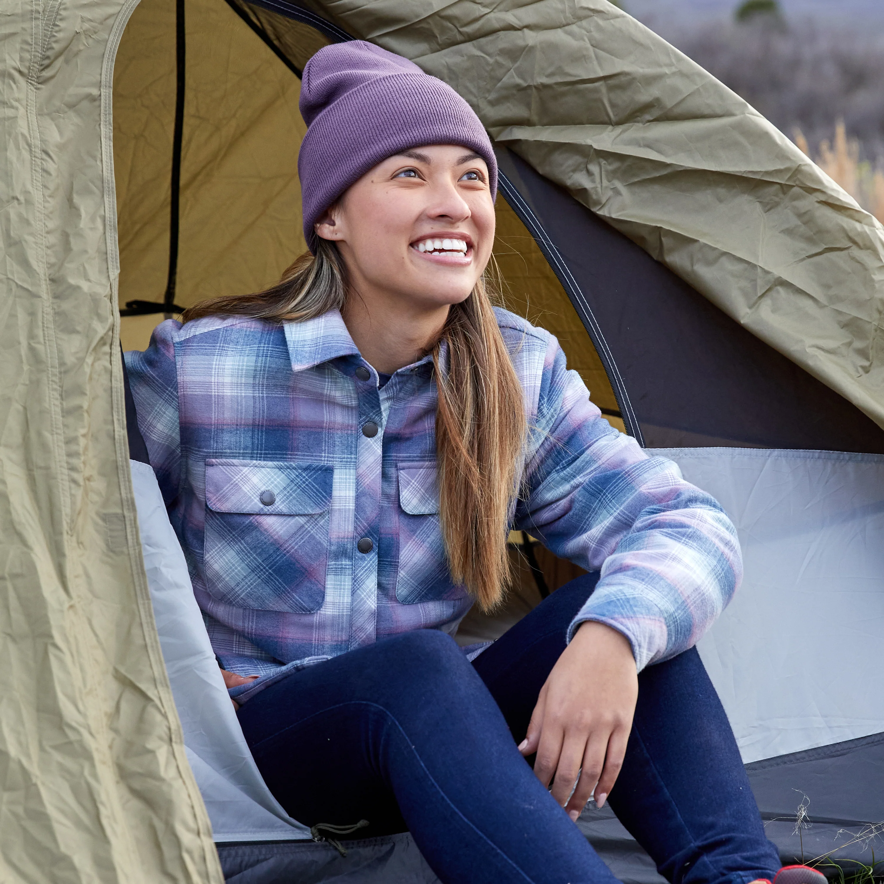 Women's Koshi Adirondack Flannel Shirt Jacket - Image 6