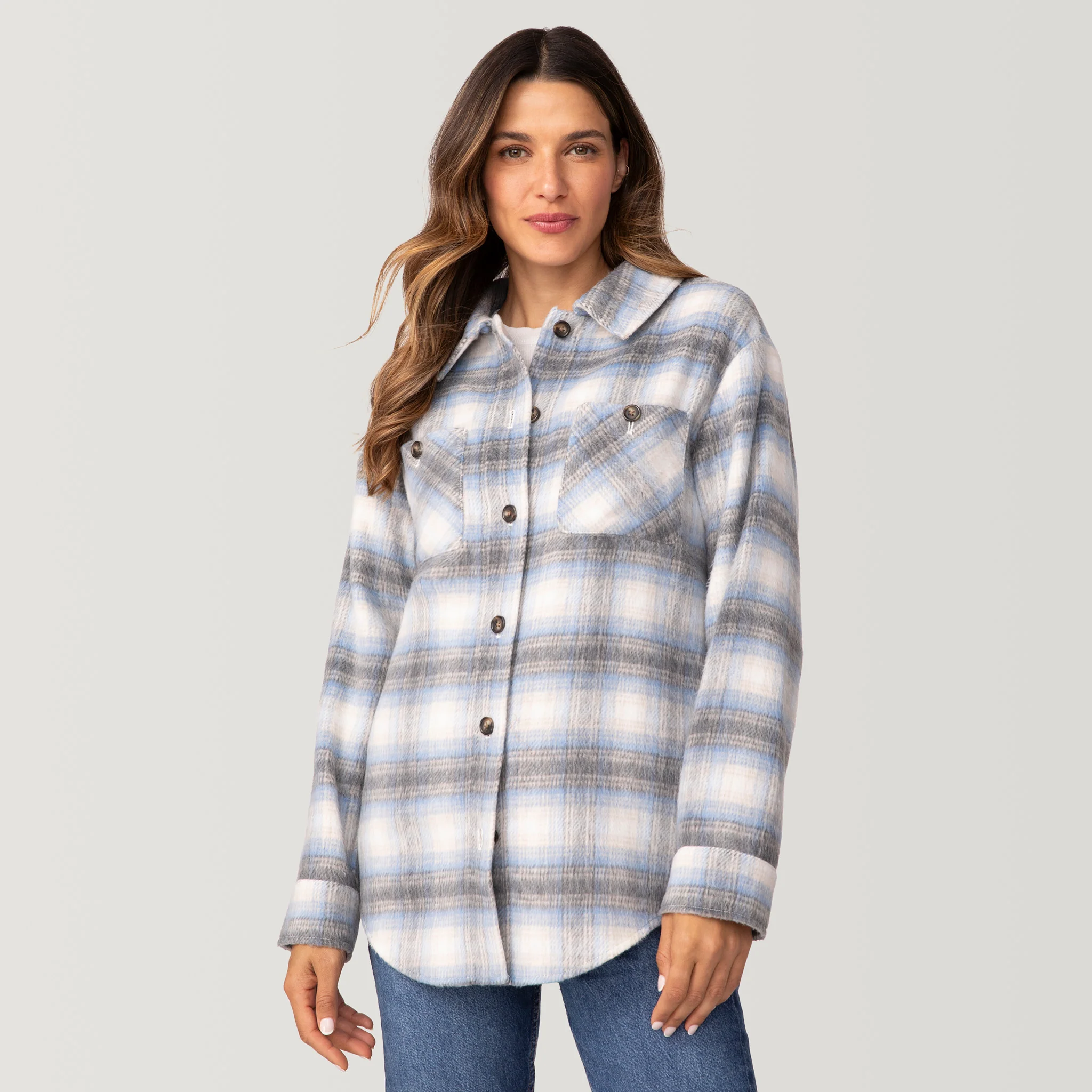 Women's Hayley Plaid Shacket - Image 18