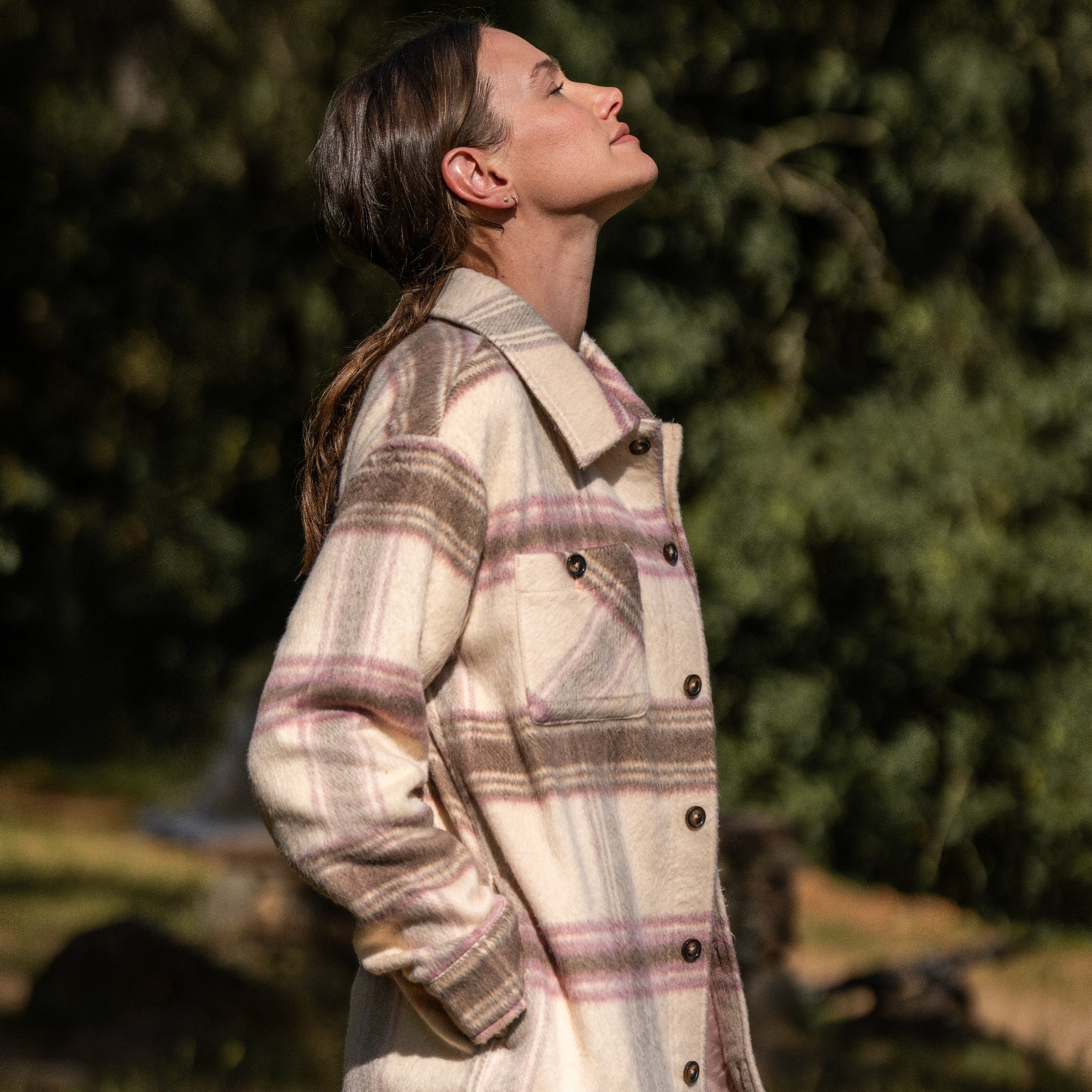 Women's Hayley Plaid Shacket - Image 2
