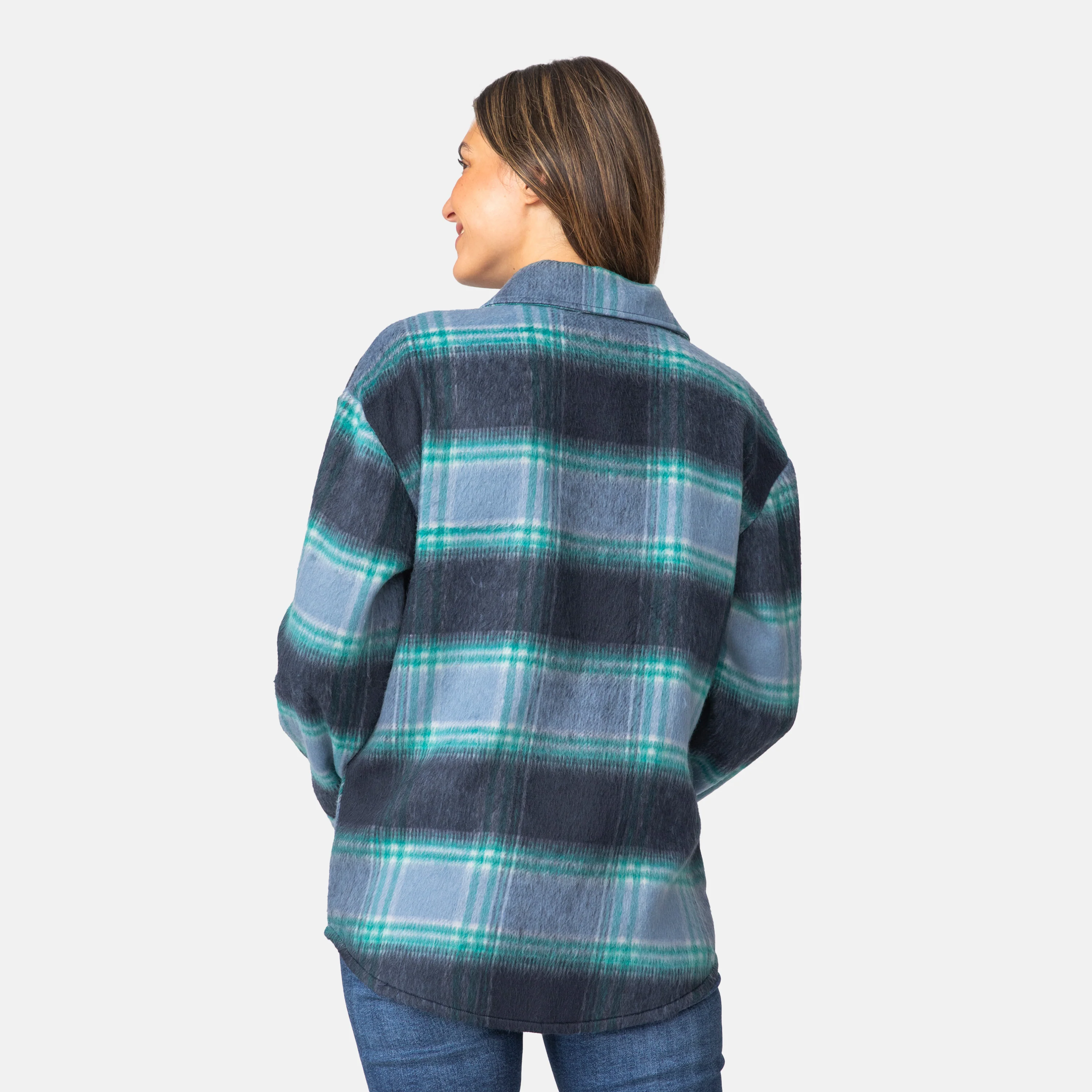 Women's Hayley Plaid Shacket - Image 23