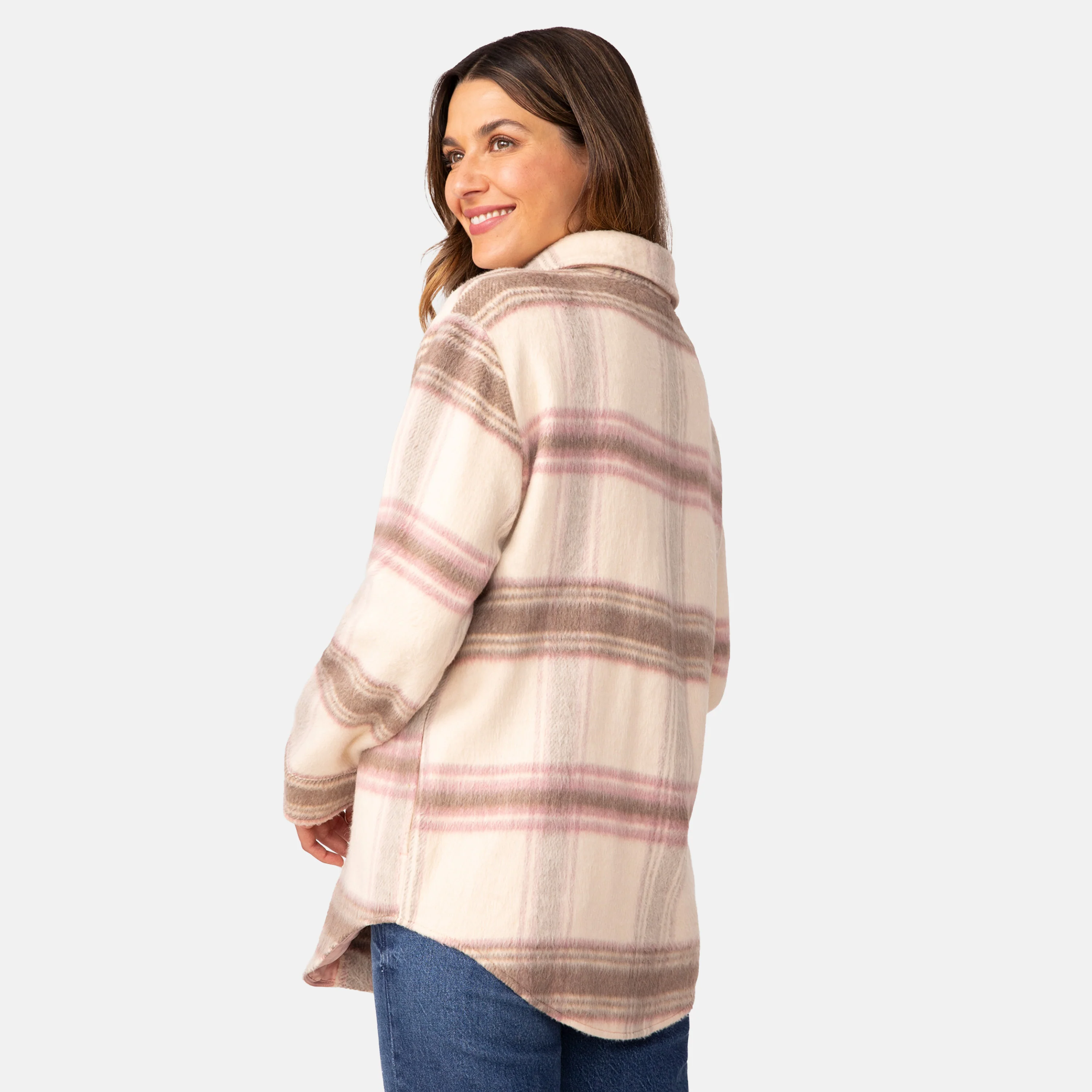 Women's Hayley Plaid Shacket - Image 6