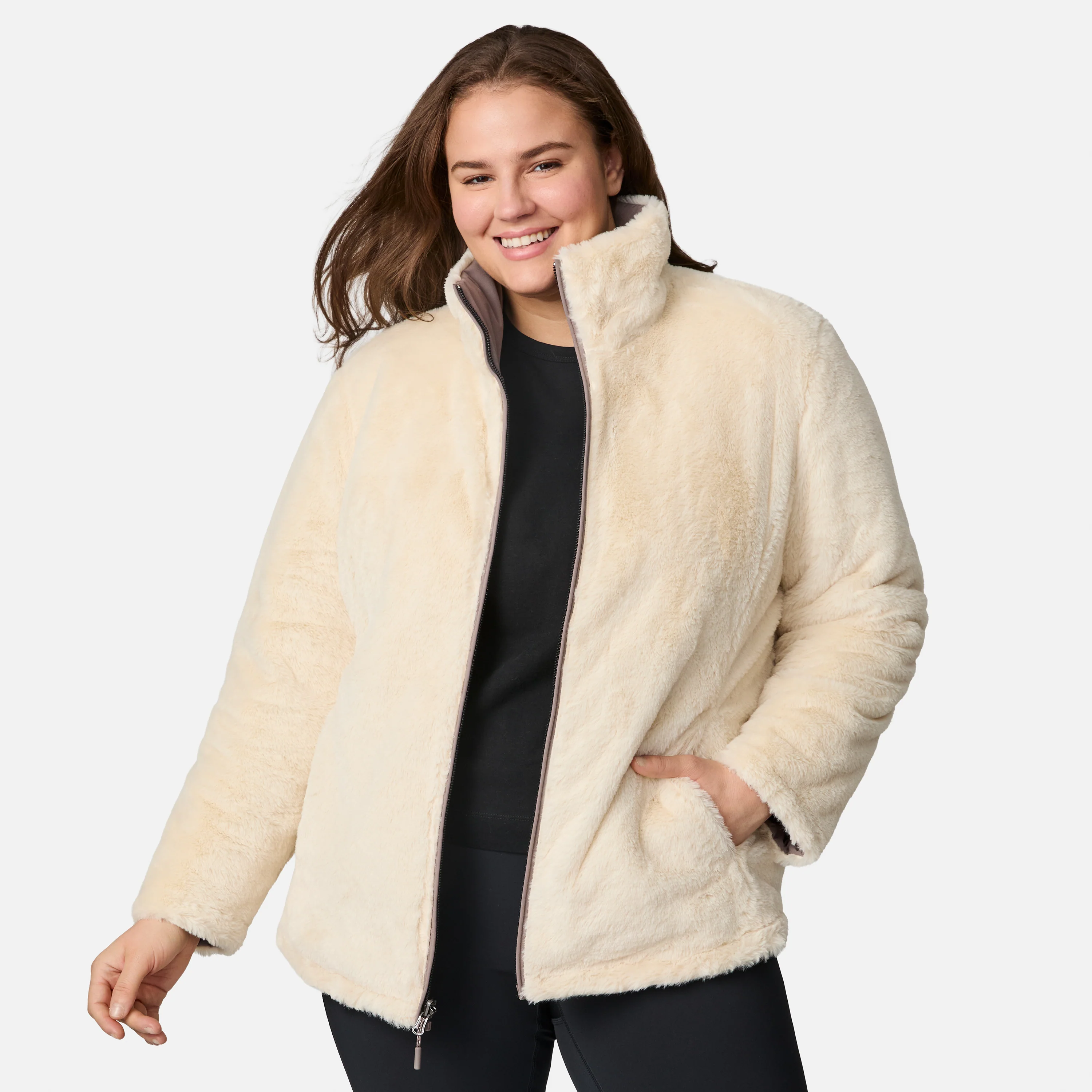 Women's Plus Size Cirrus Quilted Reversible Jacket - Image 12