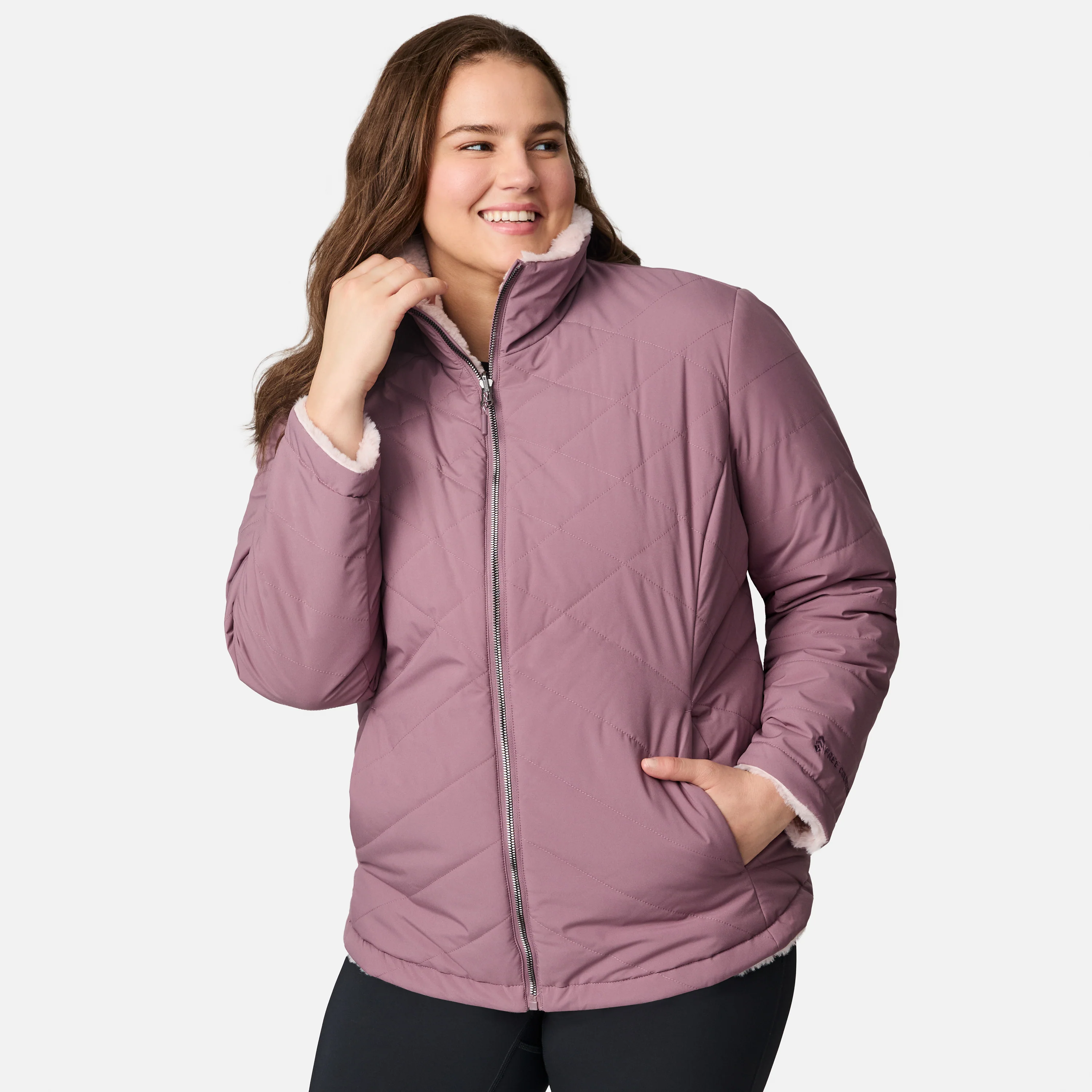 Women's Plus Size Cirrus Quilted Reversible Jacket - Image 28